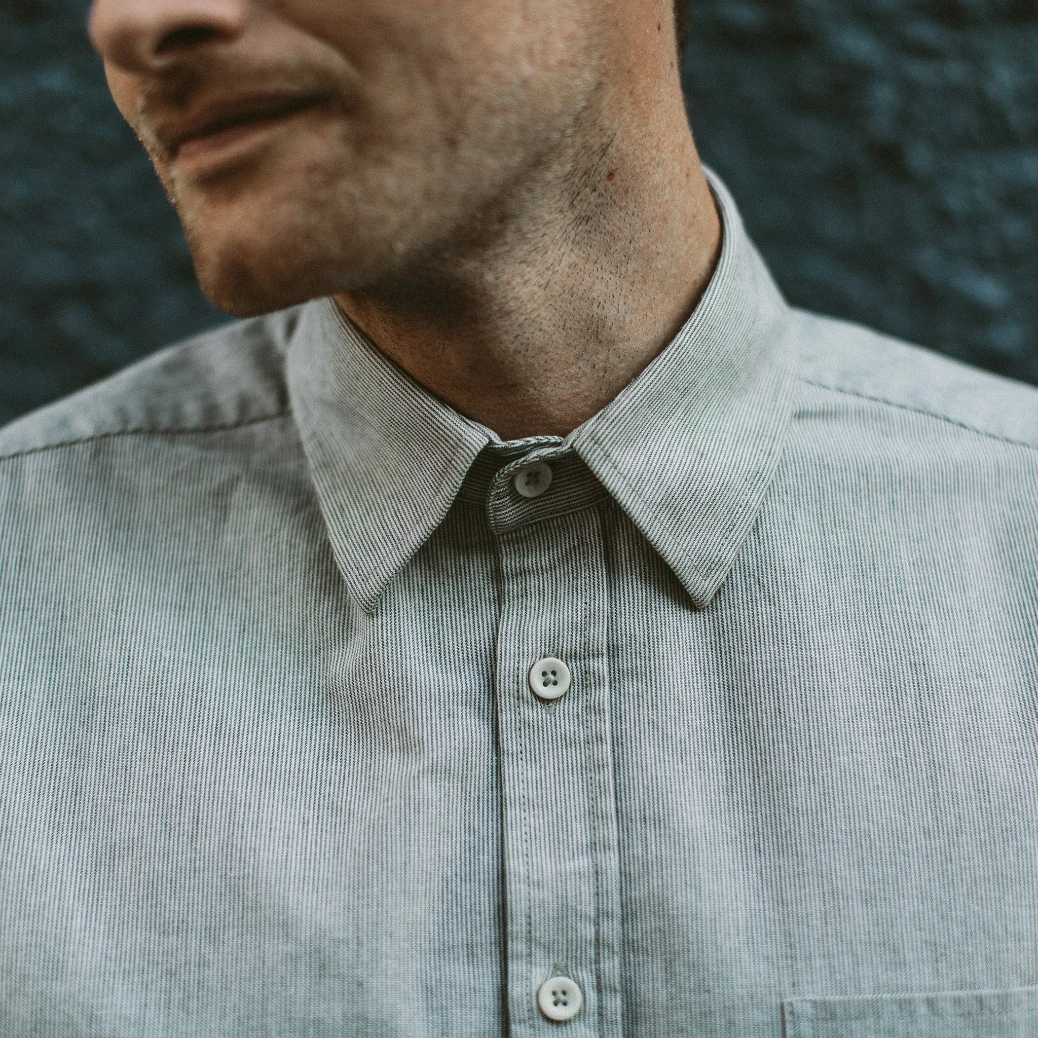 The California in Olive Stripe sold by Taylor Stitch product image thumbnail 3