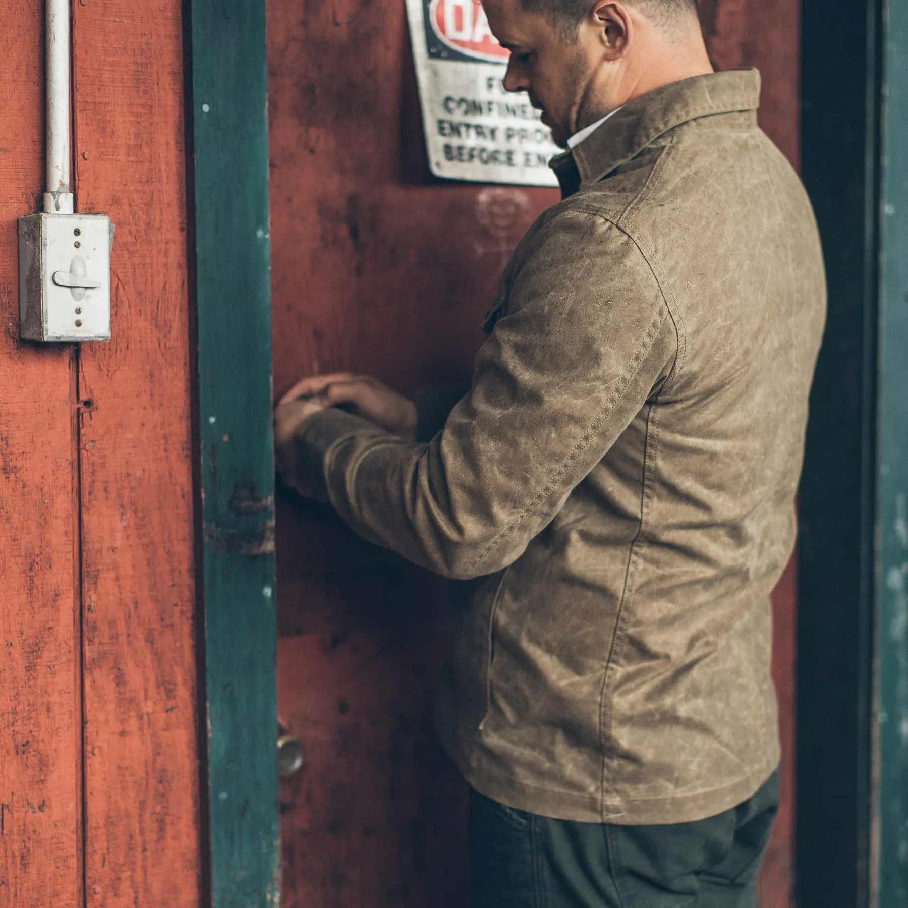 The Project Jacket in Field Tan sold by Taylor Stitch product image thumbnail 5