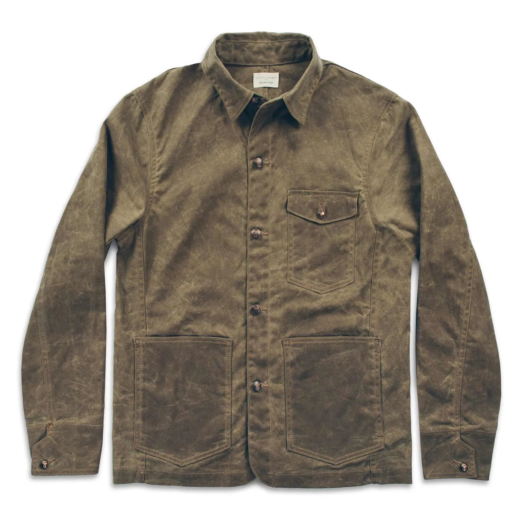 The Project Jacket in Field Tan sold by Taylor Stitch