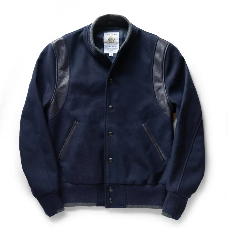 トップス Taylor Stitch The Portola Bomber 40 The Portola Bomber in Midnight Merino – Iron Pyrite Production