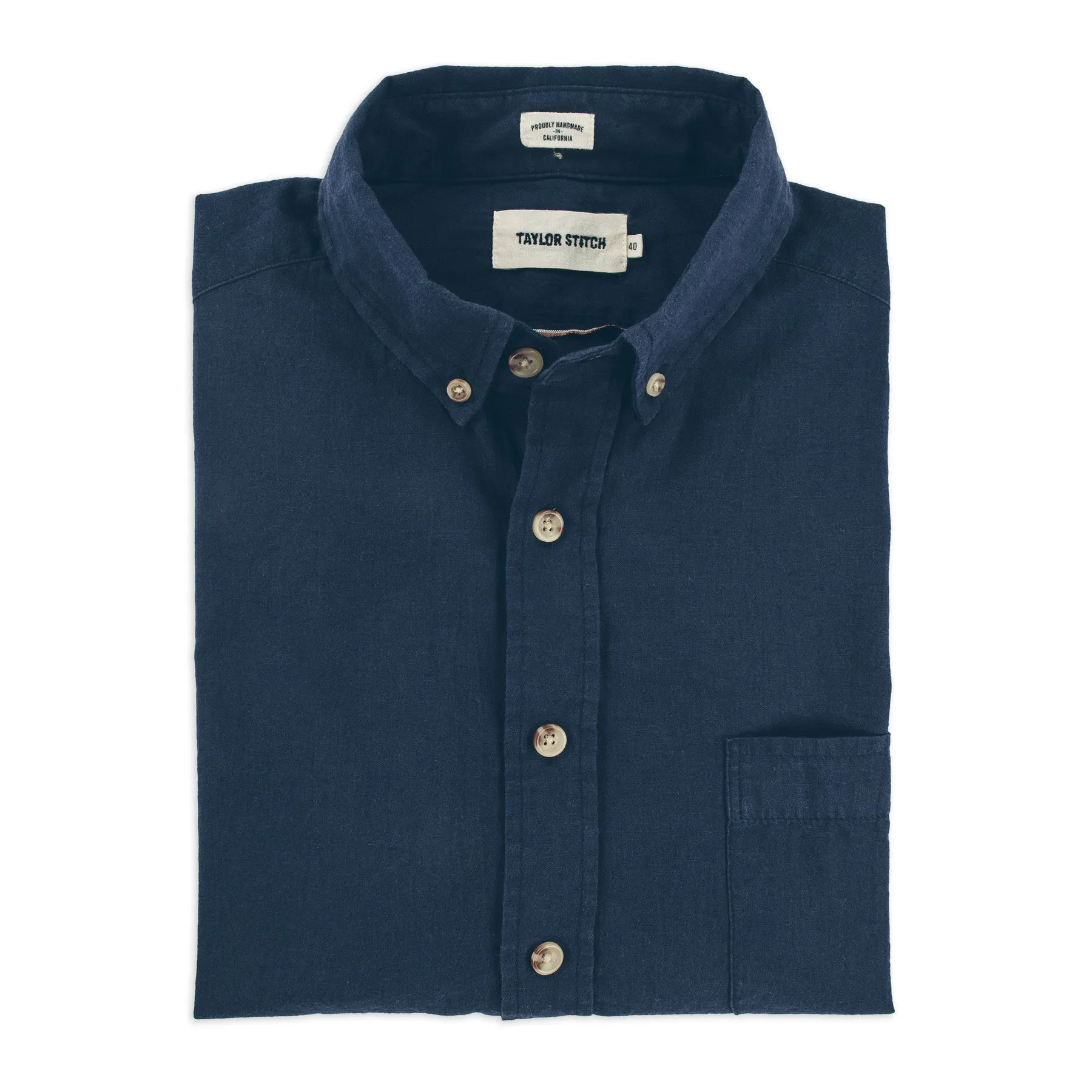 The Jack in Indigo Selvage sold by Taylor Stitch