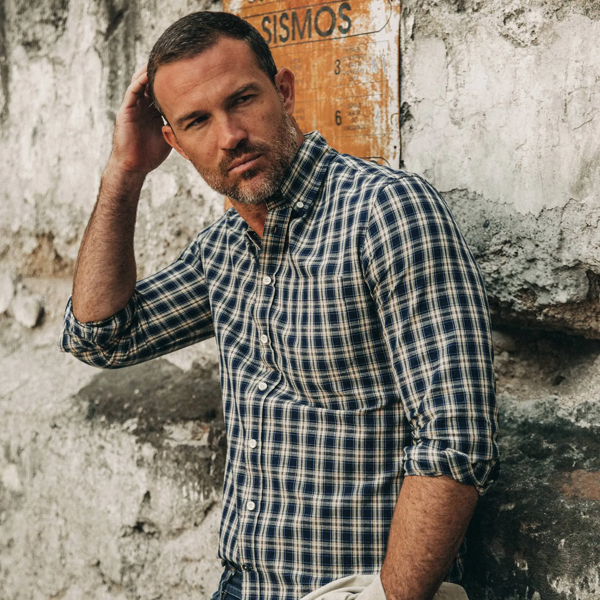 The Jack in Marino Plaid sold by Taylor Stitch product image thumbnail 3