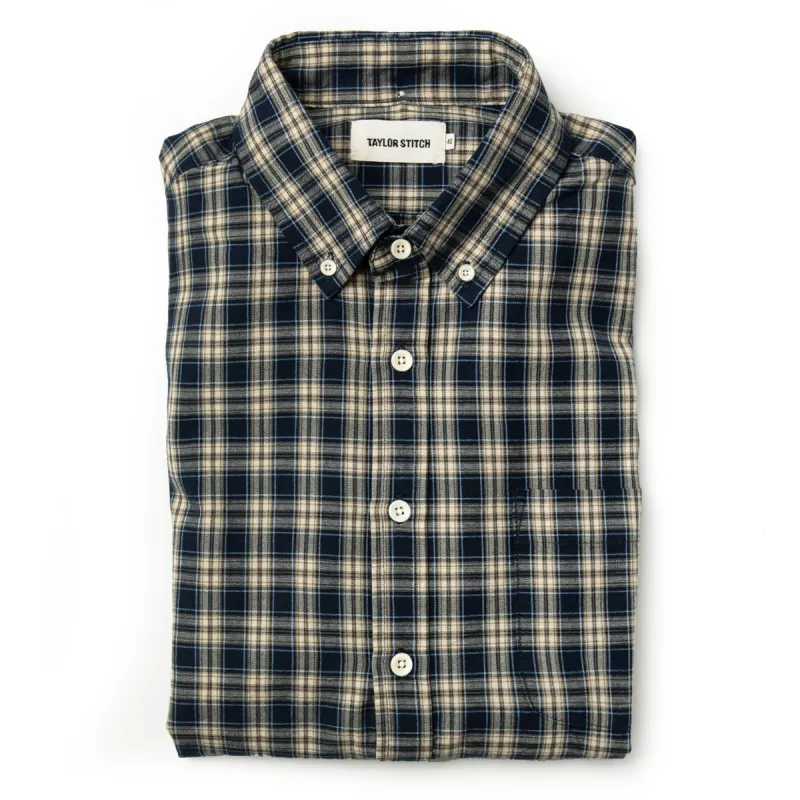 The Jack in Marino Plaid sold by Taylor Stitch