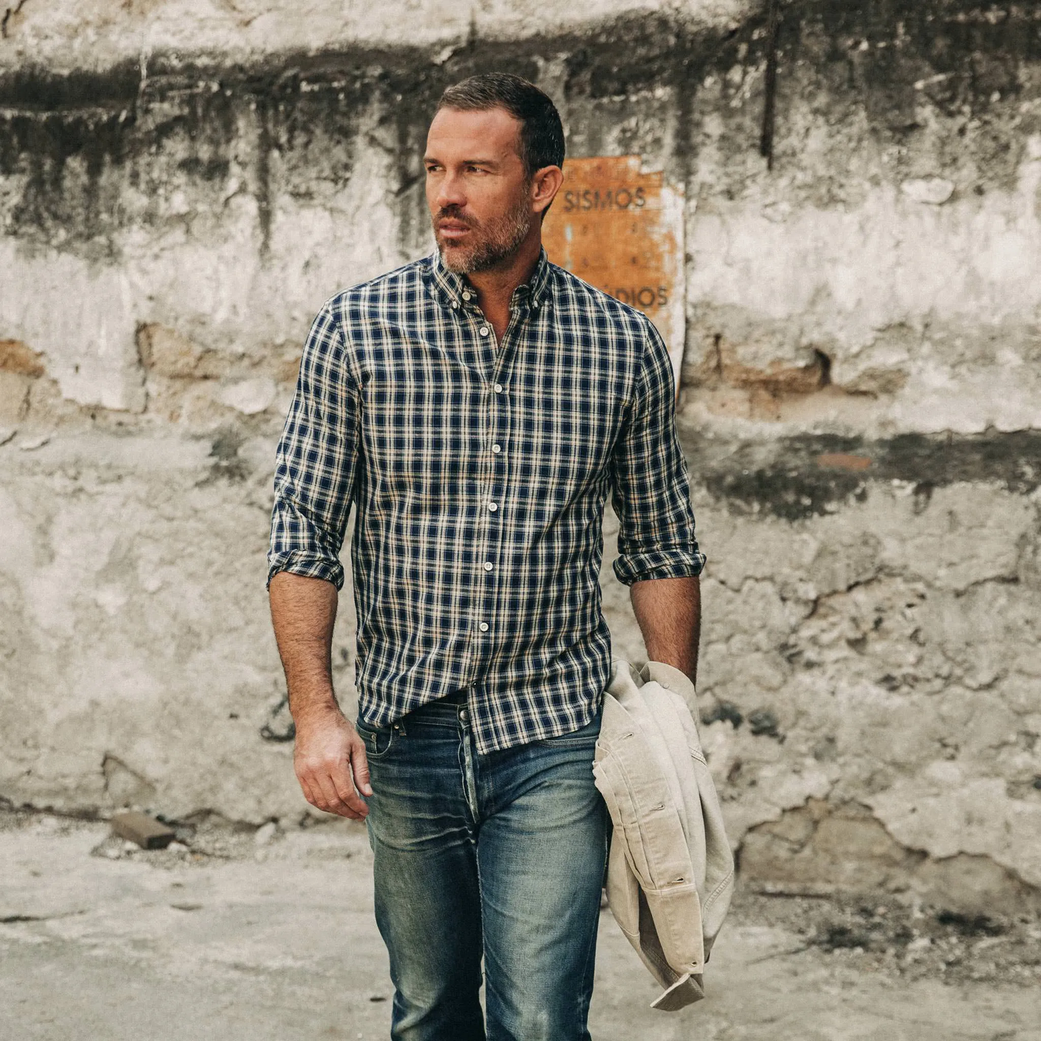 The Jack in Marino Plaid sold by Taylor Stitch product image thumbnail 2