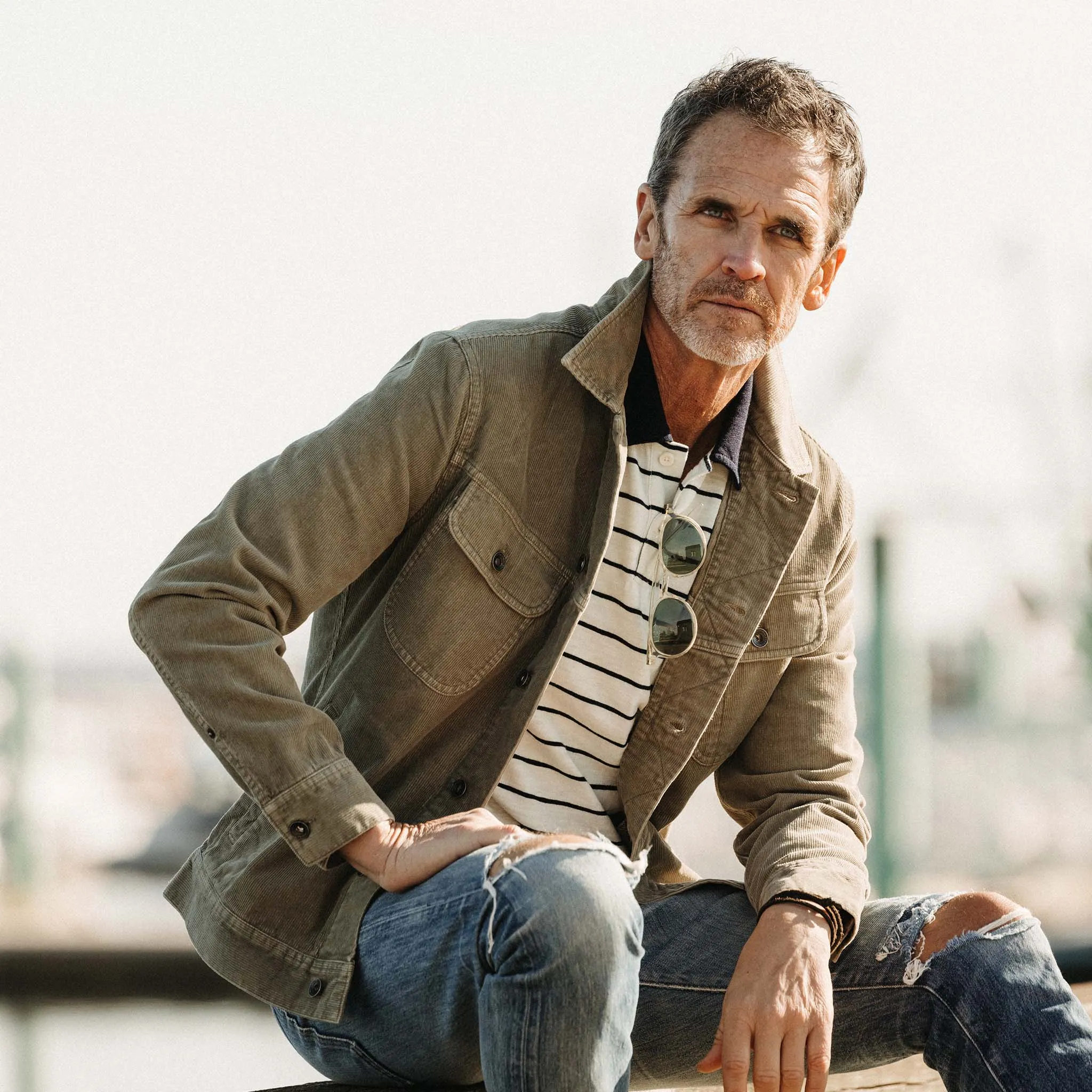 The Long Haul Jacket in Light Sage Cord sold by Taylor Stitch product image thumbnail 2