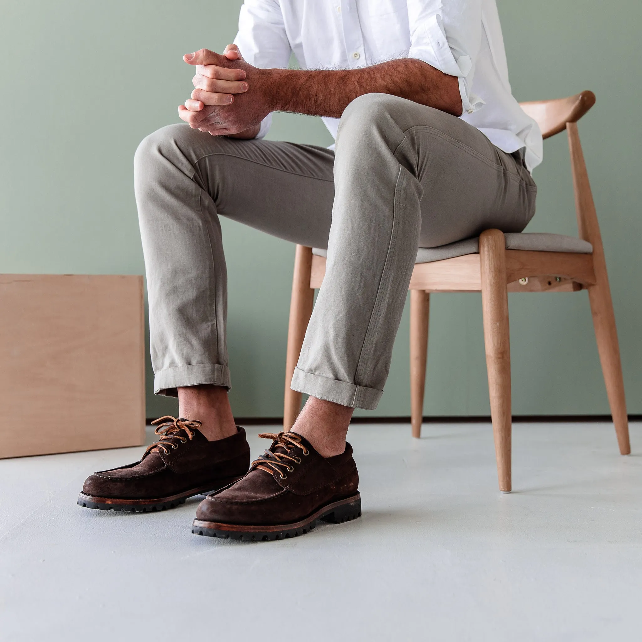 The Morse Pant in Oyster Slub sold by Taylor Stitch product image thumbnail 3