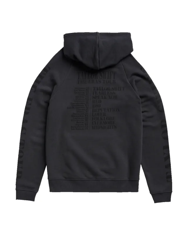 Taylor Swift | The Eras Tour Through LA Black Hoodie made by Taylor Swift