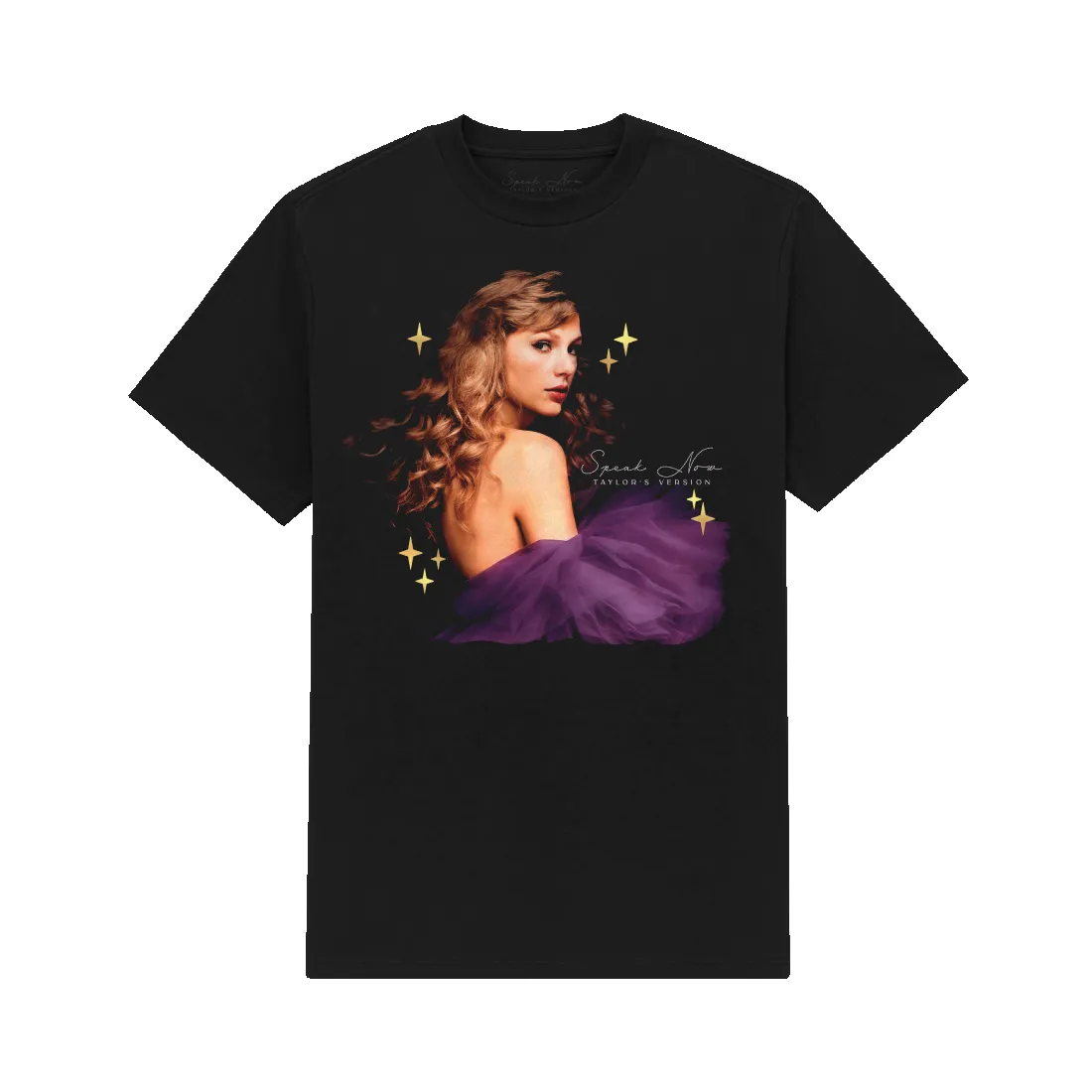 Speak Now (Taylor’s Version) Black T-Shirt sold by Taylor Swift