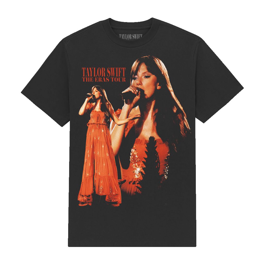 Taylor Swift The Eras Tour Photo Black T-Shirt sold by Taylor Swift