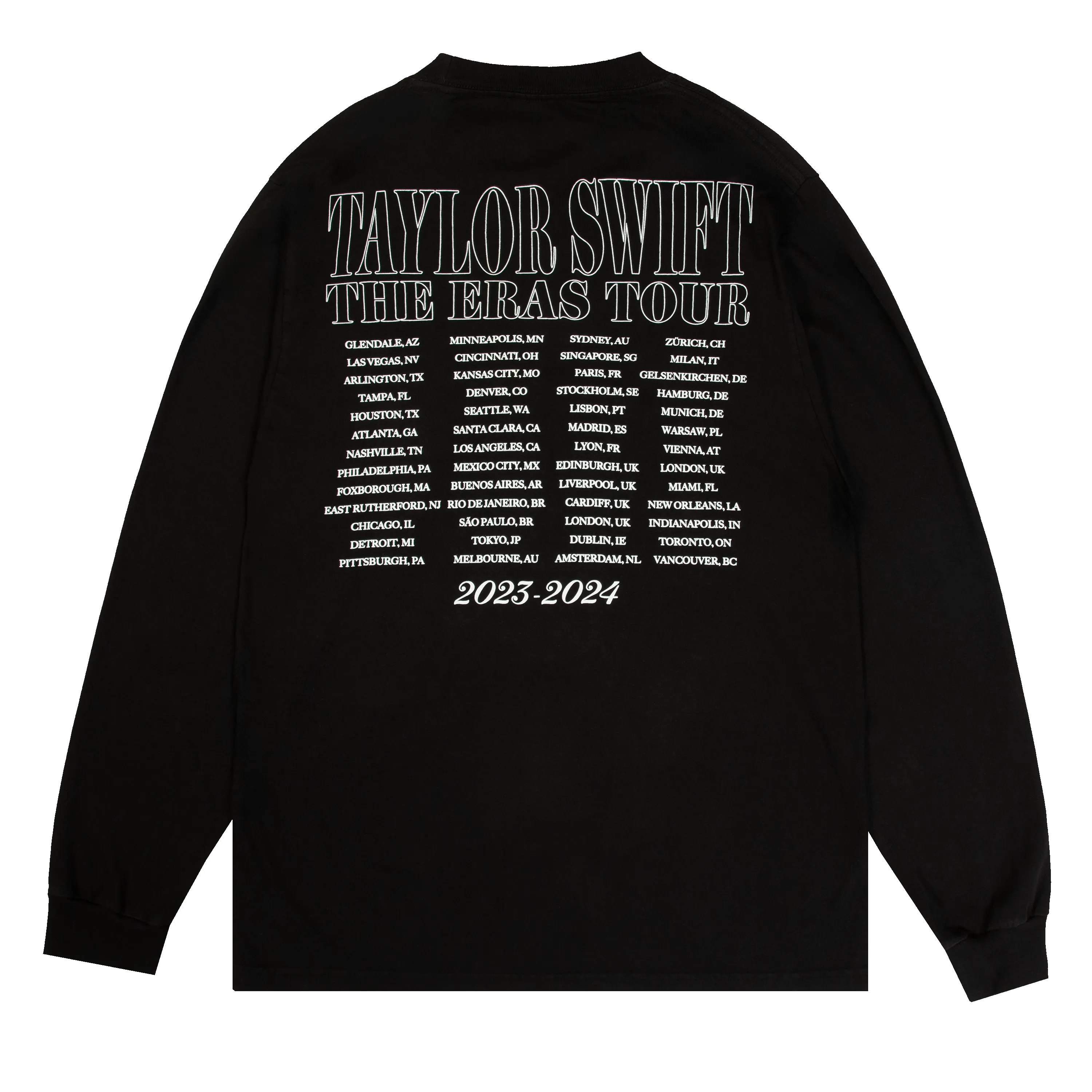 Taylor Swift | TTPD Live Photo Long Sleeve Oversized T-Shirt 