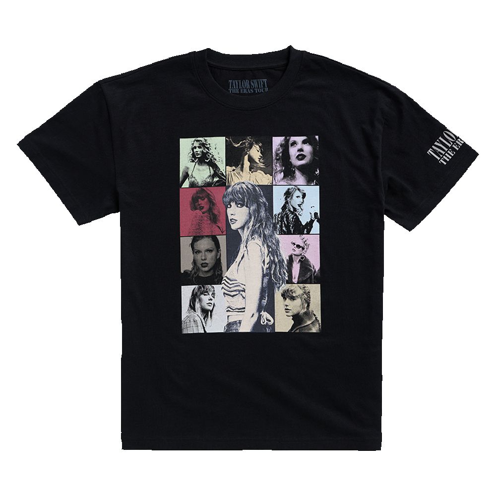 Taylor Swift The Eras Tour Black T-Shirt sold by Taylor Swift
