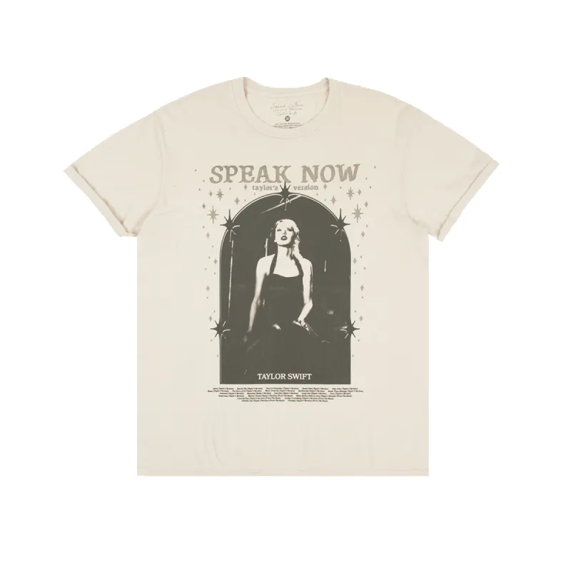 Speak Now (Taylor’s Version) Tracklist Taupe T-Shirt sold by Taylor Swift