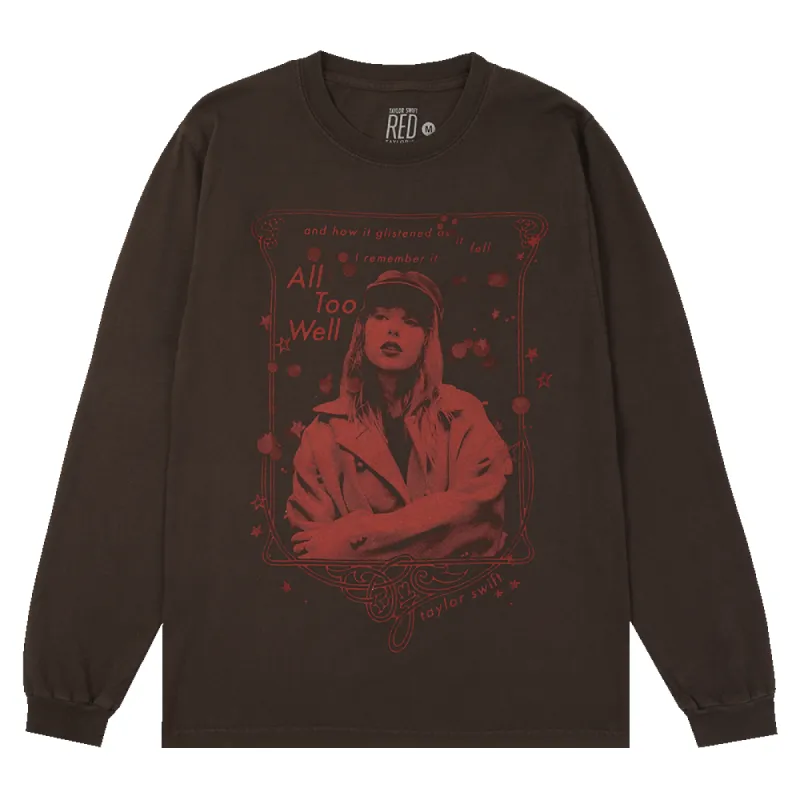 Red (Taylor's Version) Glistened As It Fell Longsleeve T-Shirt sold by Taylor Swift