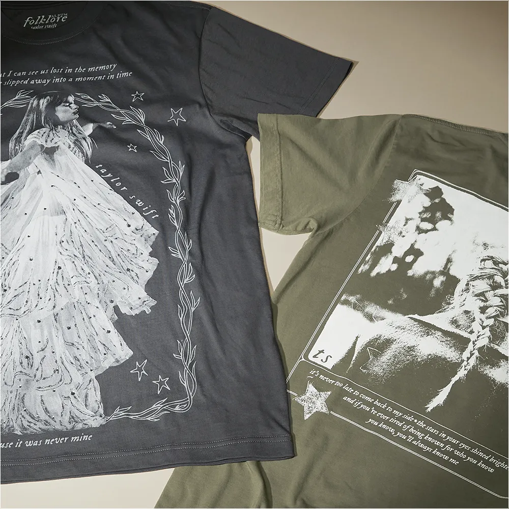 Folklore Album Moment In Time Oversized T-Shirt sold by Taylor Swift product image thumbnail 3