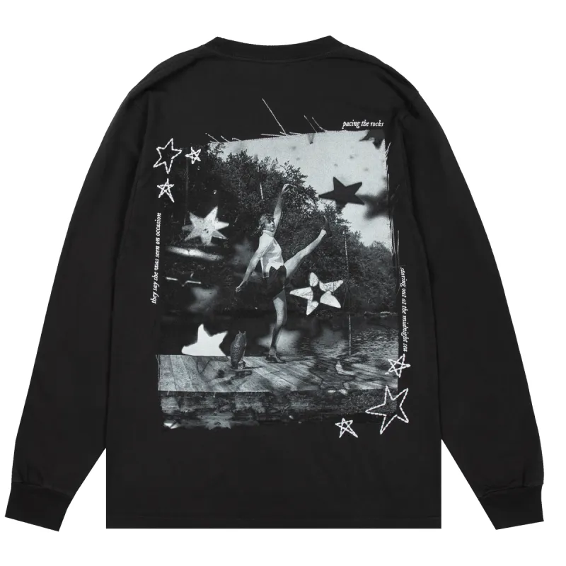 Folklore Album Pacing The Rocks Longsleeve T-Shirt sold by Taylor Swift