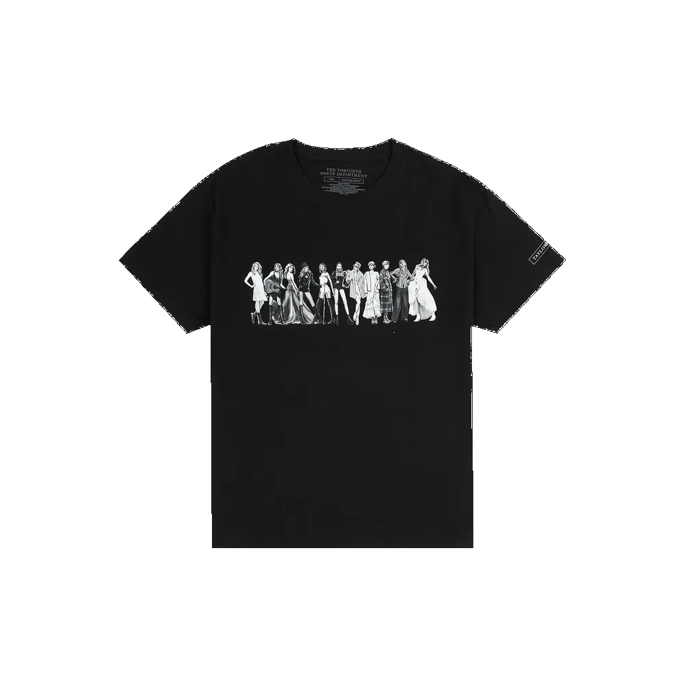 TTPD Eras Black T-shirt sold by Taylor Swift product image thumbnail 2