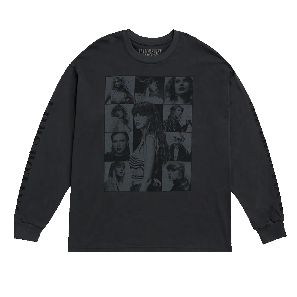 Taylor Swift The Eras International Tour Black Long Sleeve T-Shirt sold by Taylor Swift