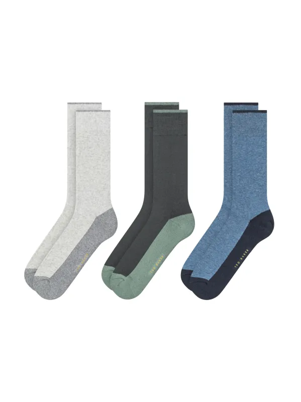 3 PK Men's 1/2 Terry Crew | BLACK sold by Ted Baker