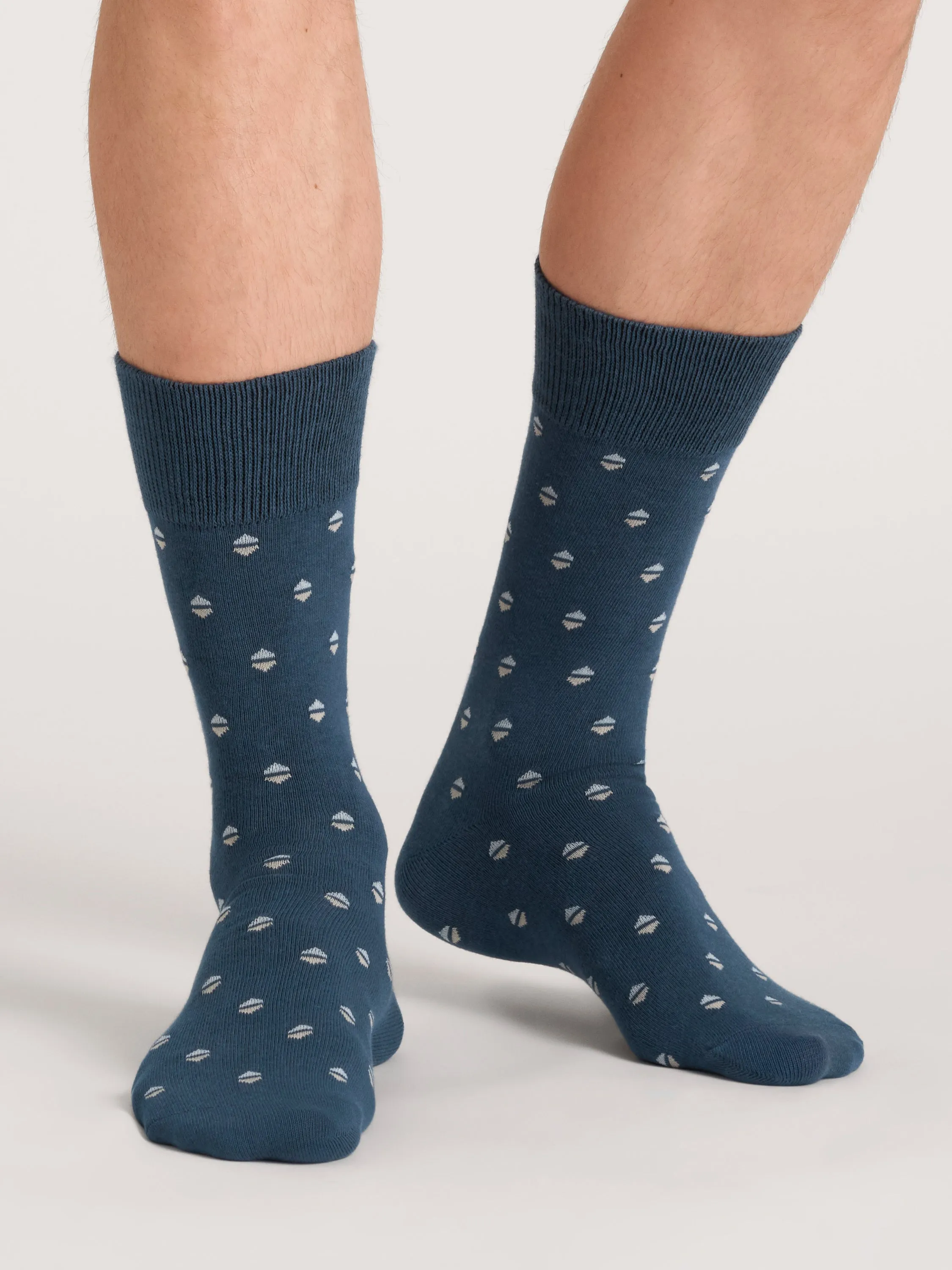 4 PK Men's Non Terry Dress Crew | BLUE sold by Ted Baker product image thumbnail 5