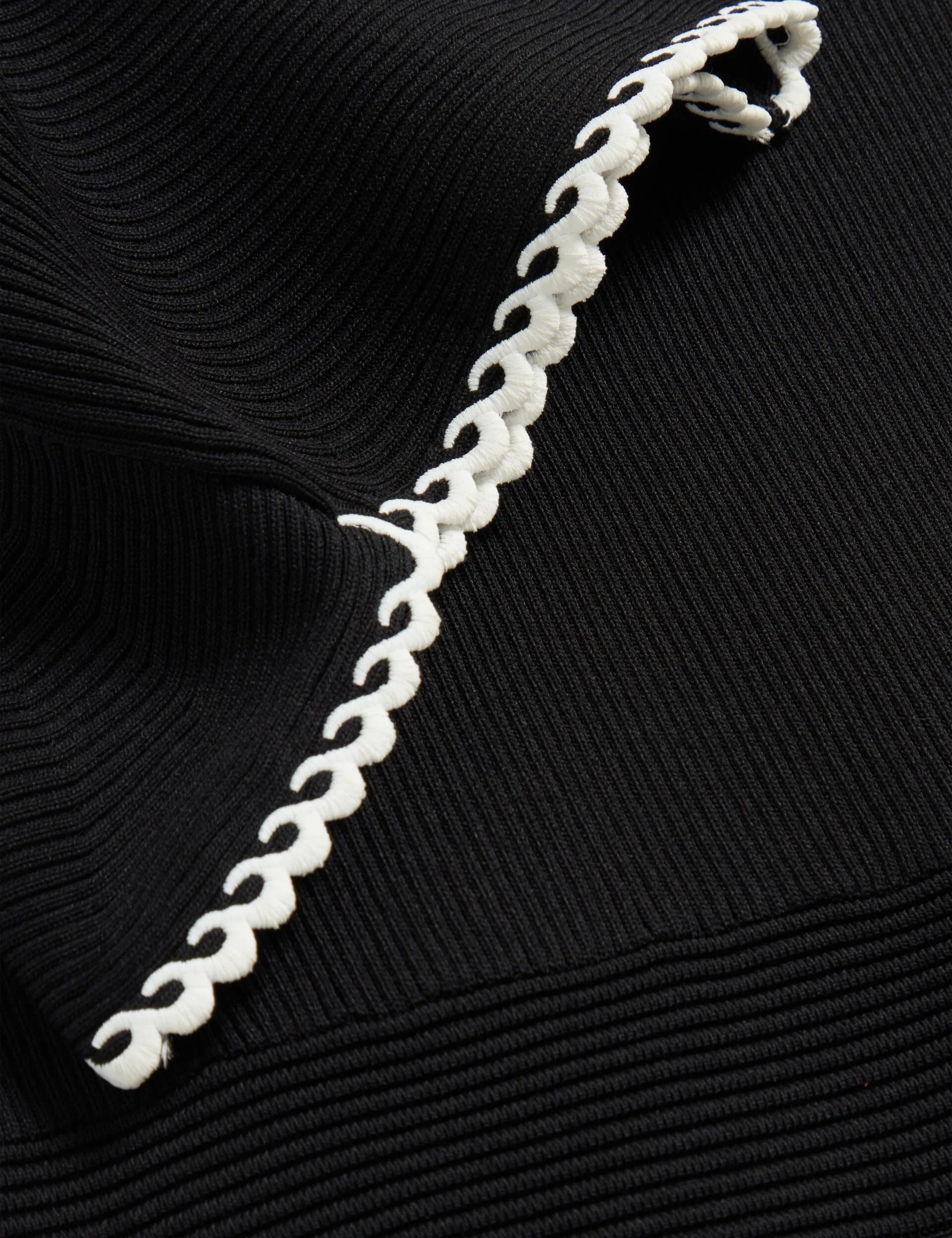 SHORT SLEEVE CREW NECK MINI DRESS | BLACK sold by Ted Baker product image thumbnail 3