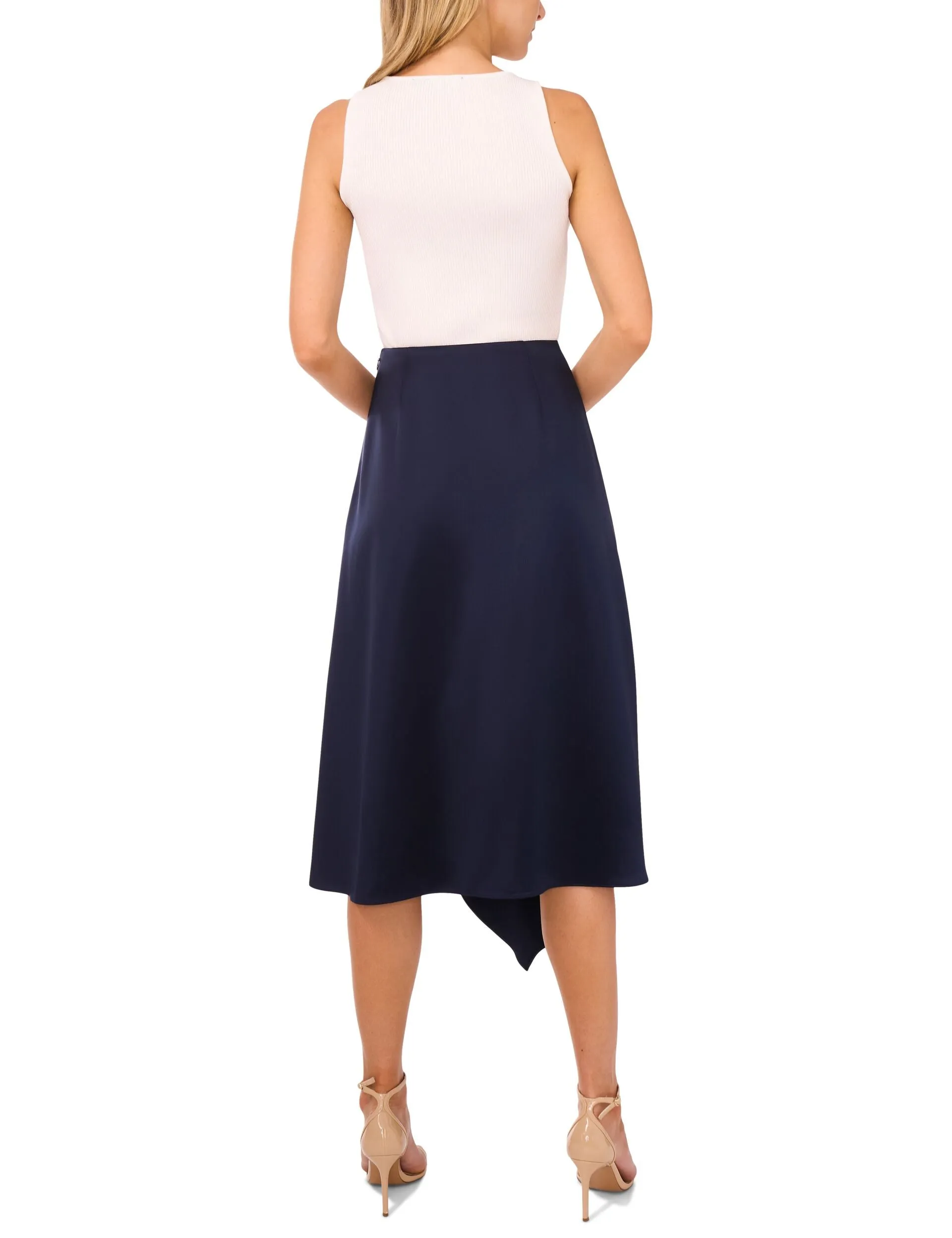 ASYMMETRIC MIDI SKIRT | CLASSIC NAVY sold by Ted Baker product image thumbnail 5