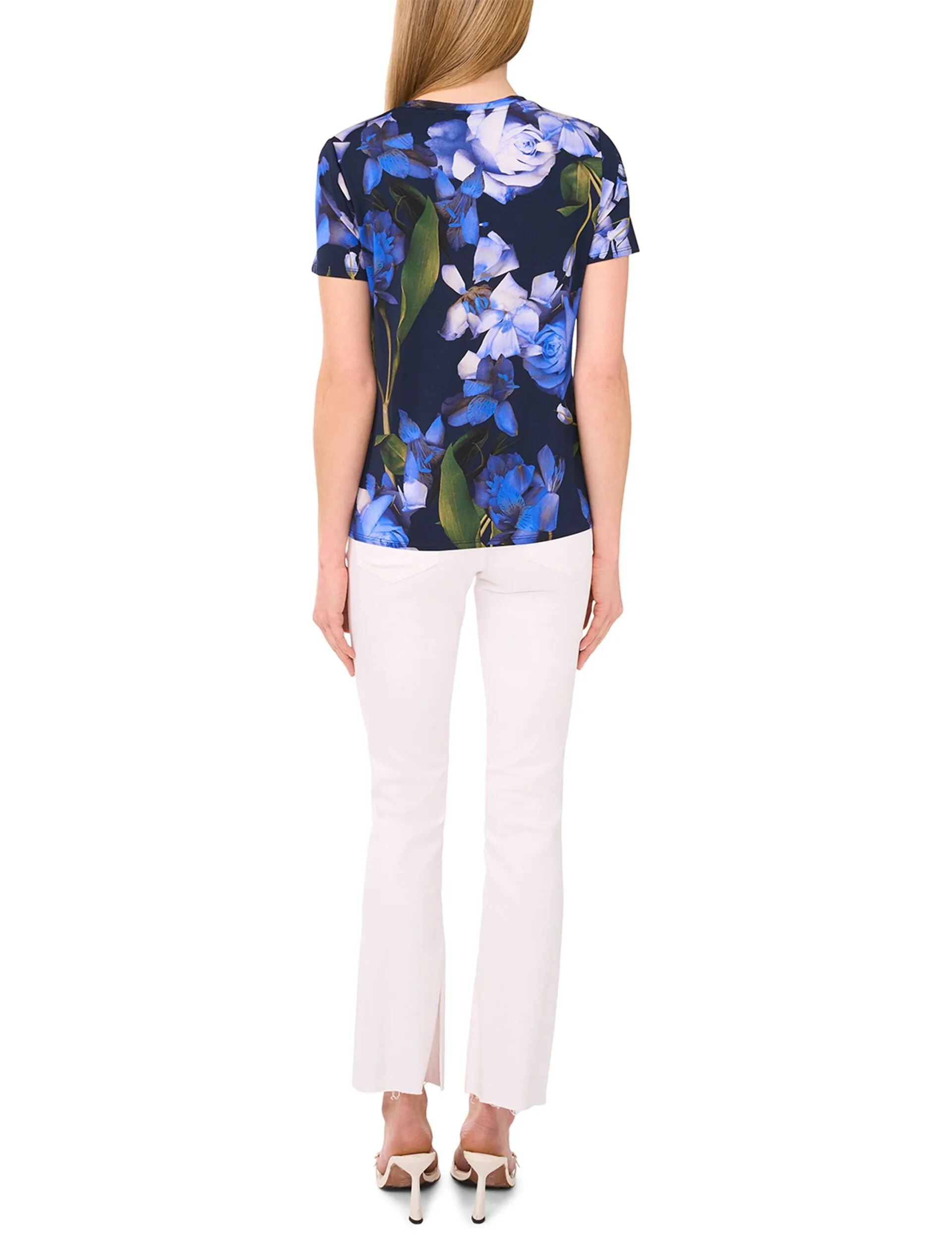 ALLOVER FLORAL T-SHIRT | CLASSIC NAVY sold by Ted Baker product image thumbnail 5