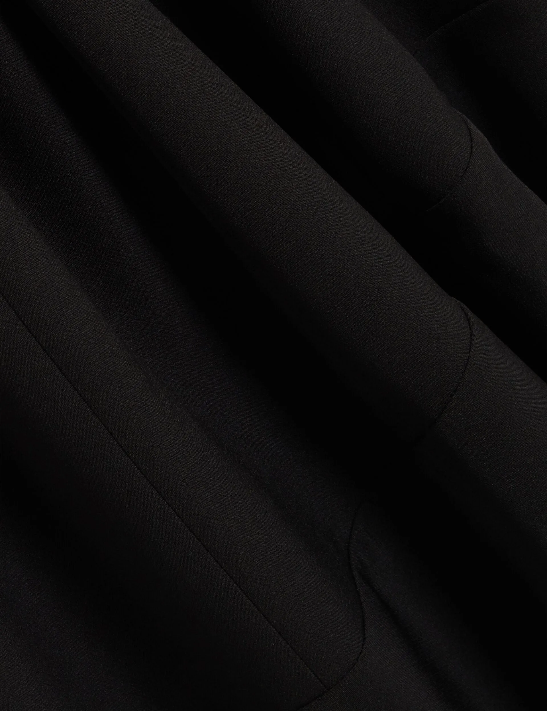 ASYMMETRIC MIDI DRESS | RICH BLACK sold by Ted Baker product image thumbnail 3