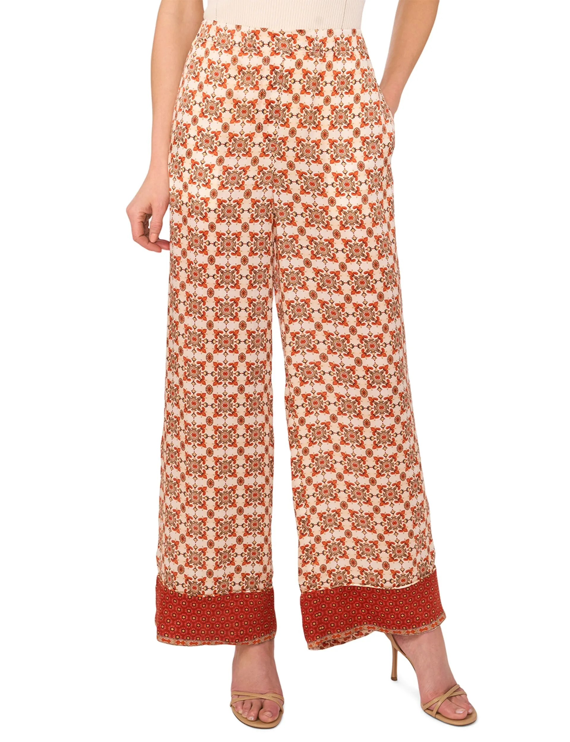 PLEATED TAILORED PANTS | SPICY ORANGE sold by Ted Baker product image thumbnail 2