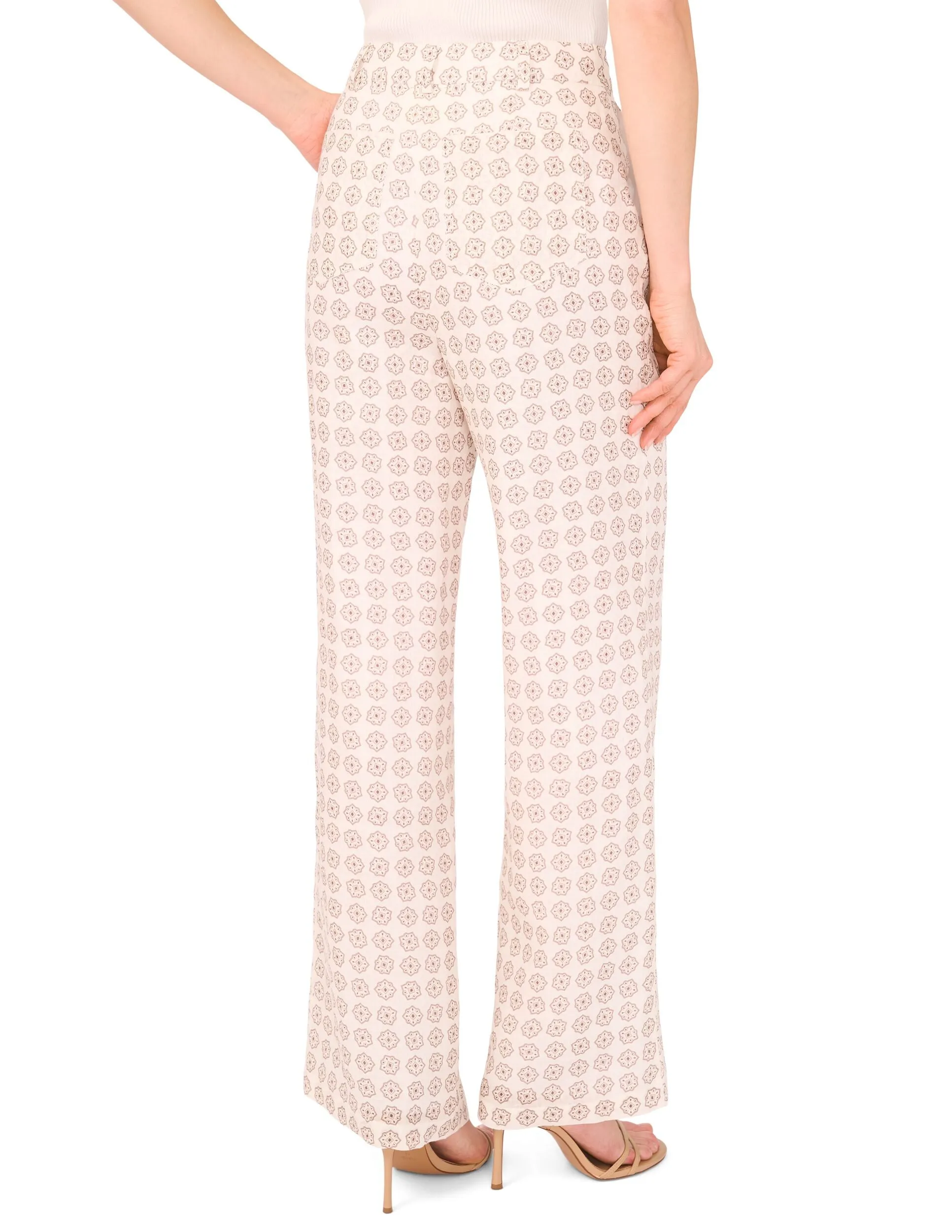 HIGH-WAISTED STRUCTURED PANT | NEW IVORY sold by Ted Baker product image thumbnail 4