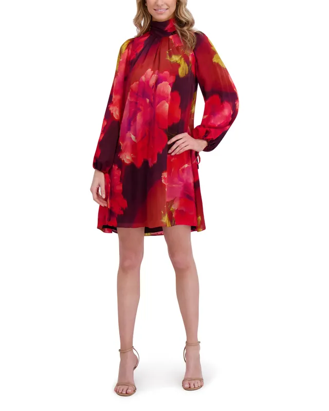 BOW NECK MINI DRESS | RED sold by Ted Baker