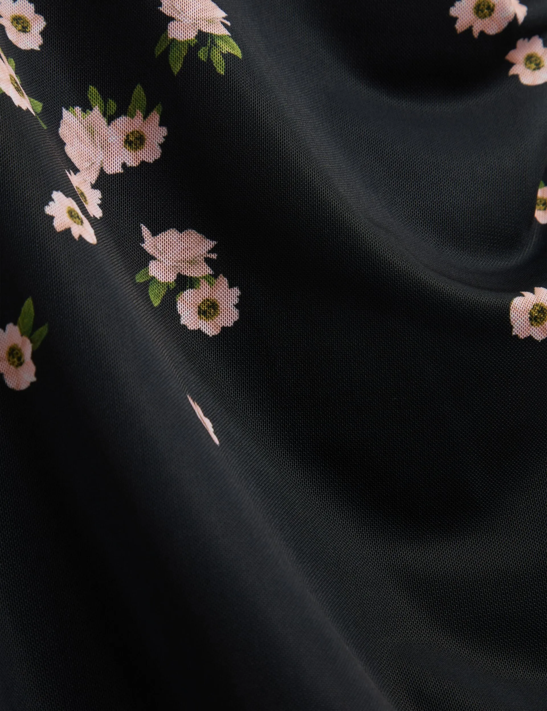 MESH PRINTED COLUMN DRESS | BLACK sold by Ted Baker product image thumbnail 3