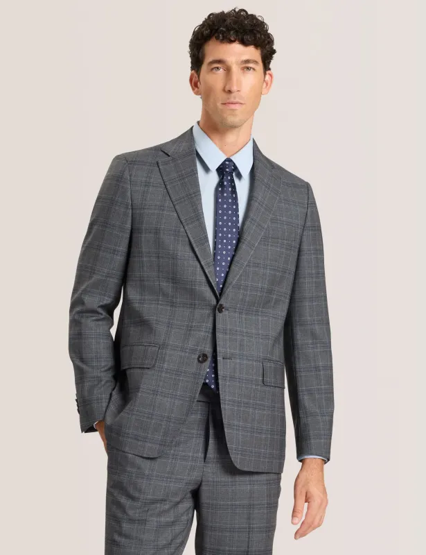 WRIGHT-PLAID | GREY sold by Ted Baker