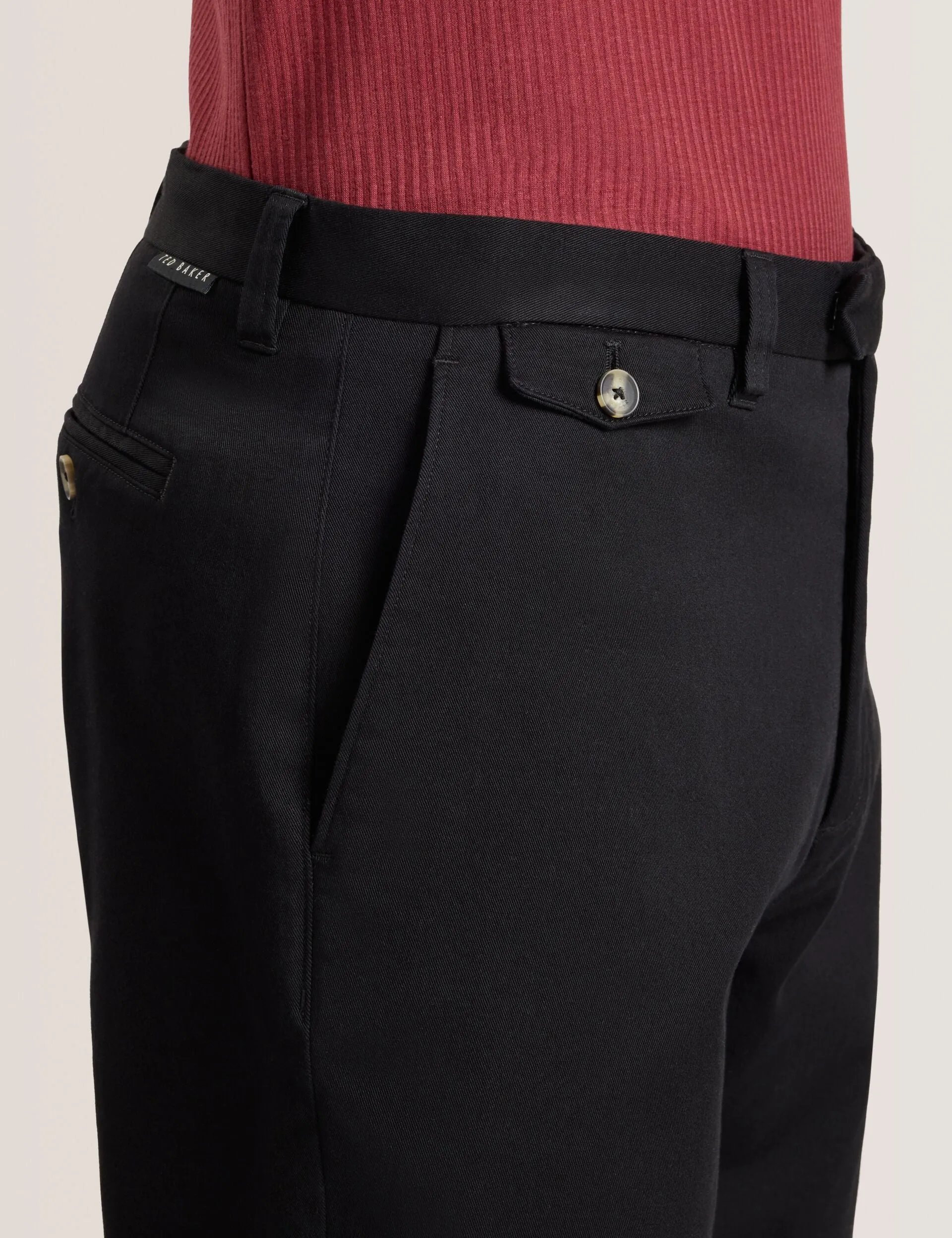 HEAVY TWILL CHINO | BLACK BEAUTY sold by Ted Baker product image thumbnail 5