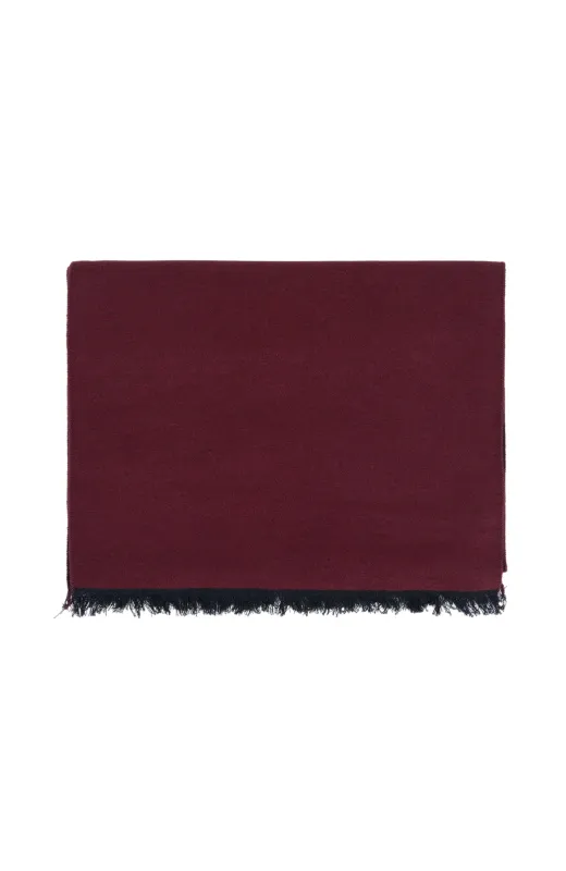 TWO TONE SCARF | BURGUNDY sold by Ted Baker