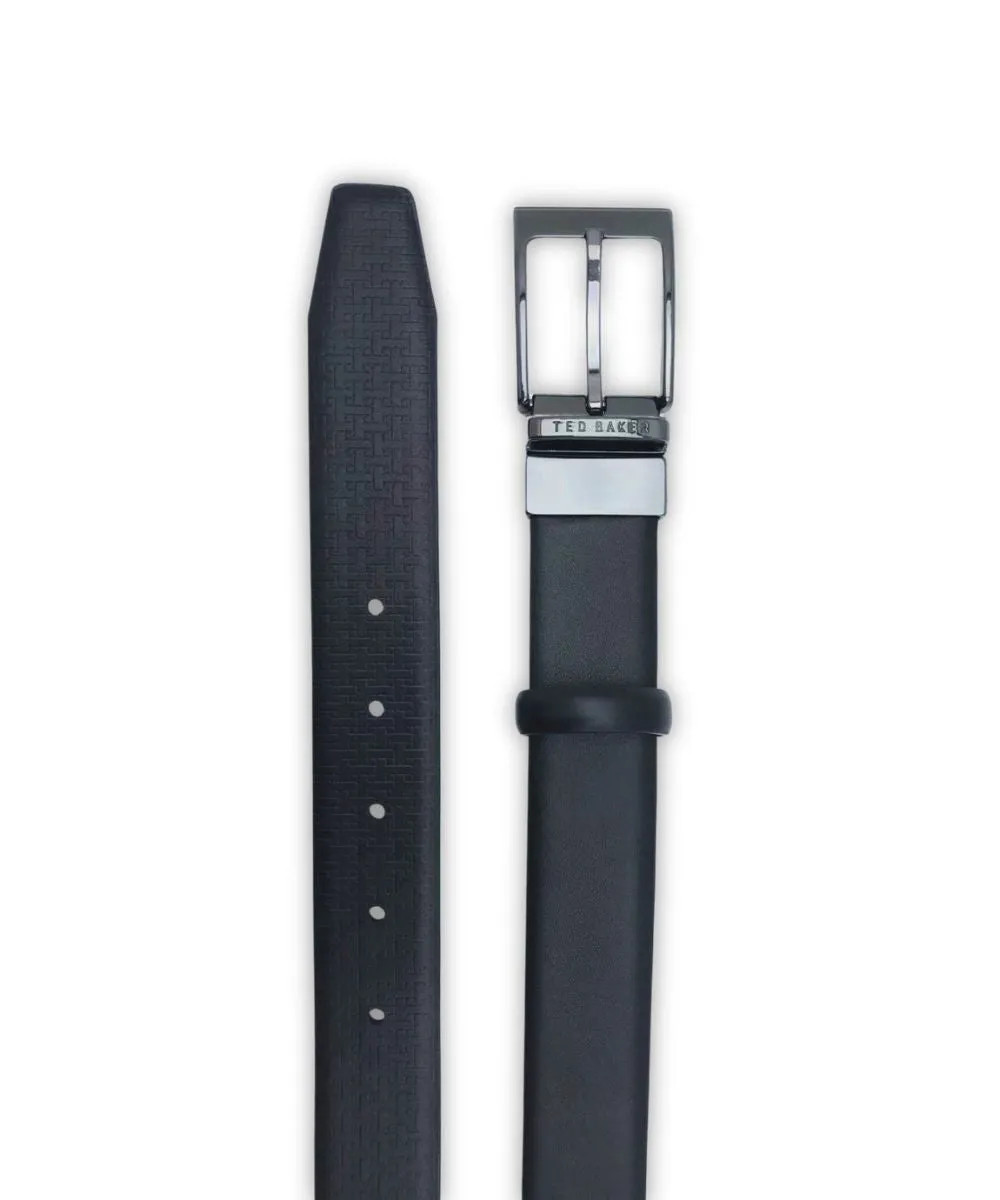 LOGO REVERSIBLE BELT | BLACK sold by Ted Baker product image thumbnail 3