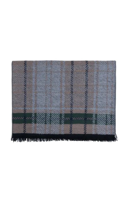 PLAID SCARF | BROWN sold by Ted Baker