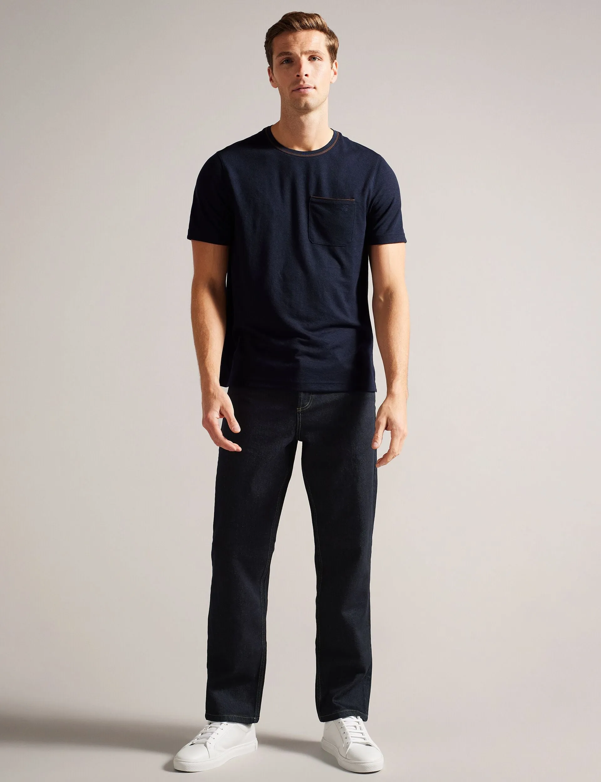 STRAIGHT STRETCH JEAN | DARK BLUE sold by Ted Baker product image thumbnail 2