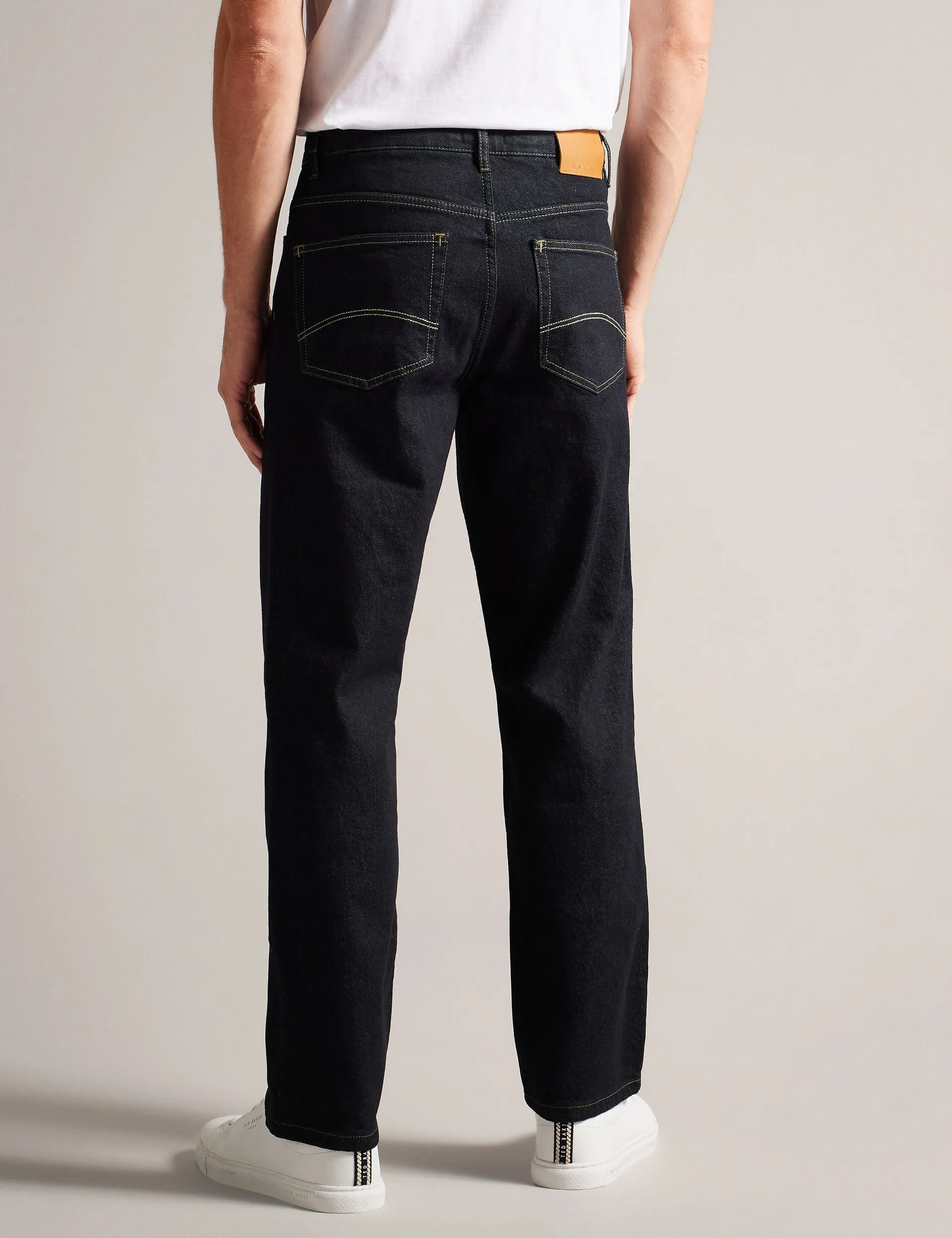 STRAIGHT STRETCH JEAN | DARK BLUE sold by Ted Baker product image thumbnail 4