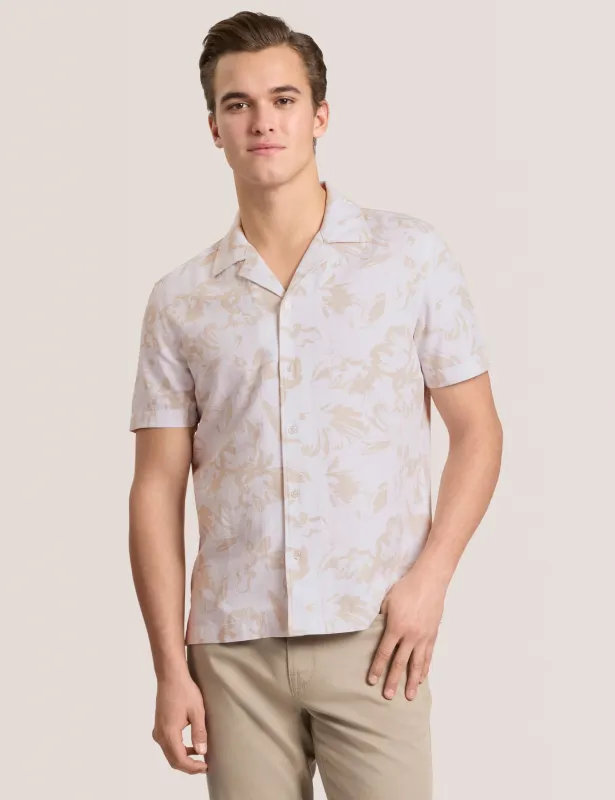 PRINTED SHIRT | WHITE sold by Ted Baker