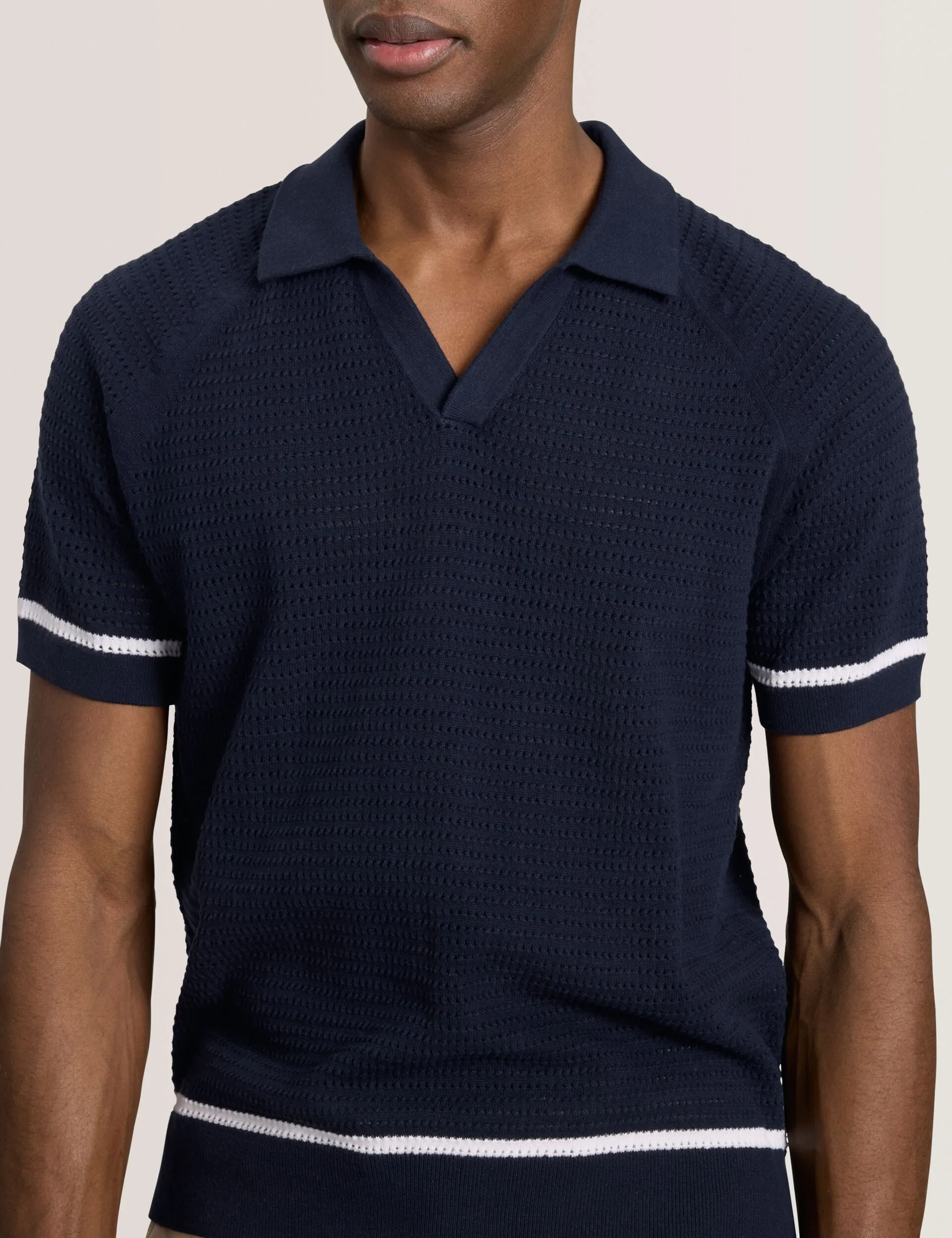 SWEATER POLO | NAVY sold by Ted Baker product image thumbnail 3