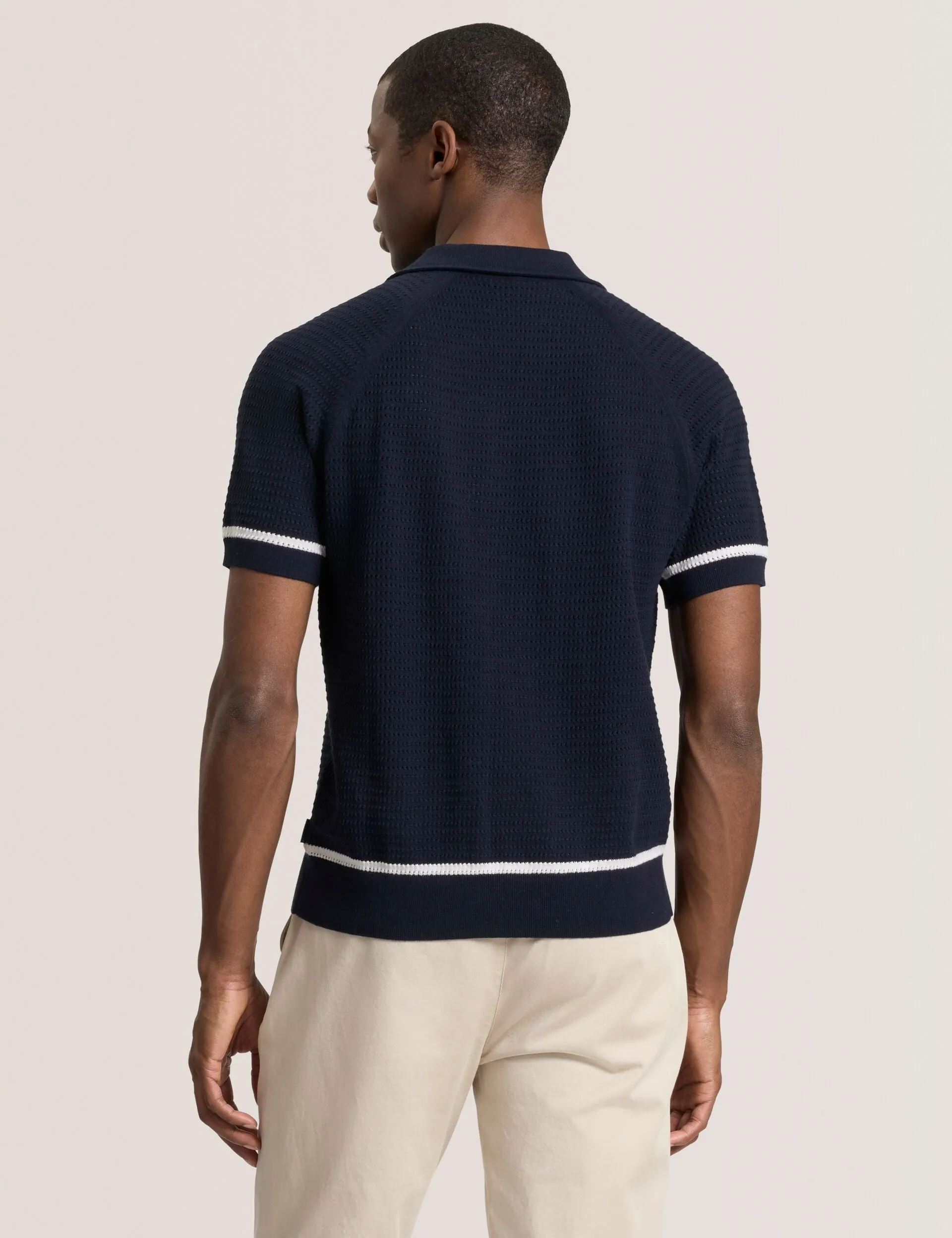 SWEATER POLO | NAVY sold by Ted Baker product image thumbnail 4