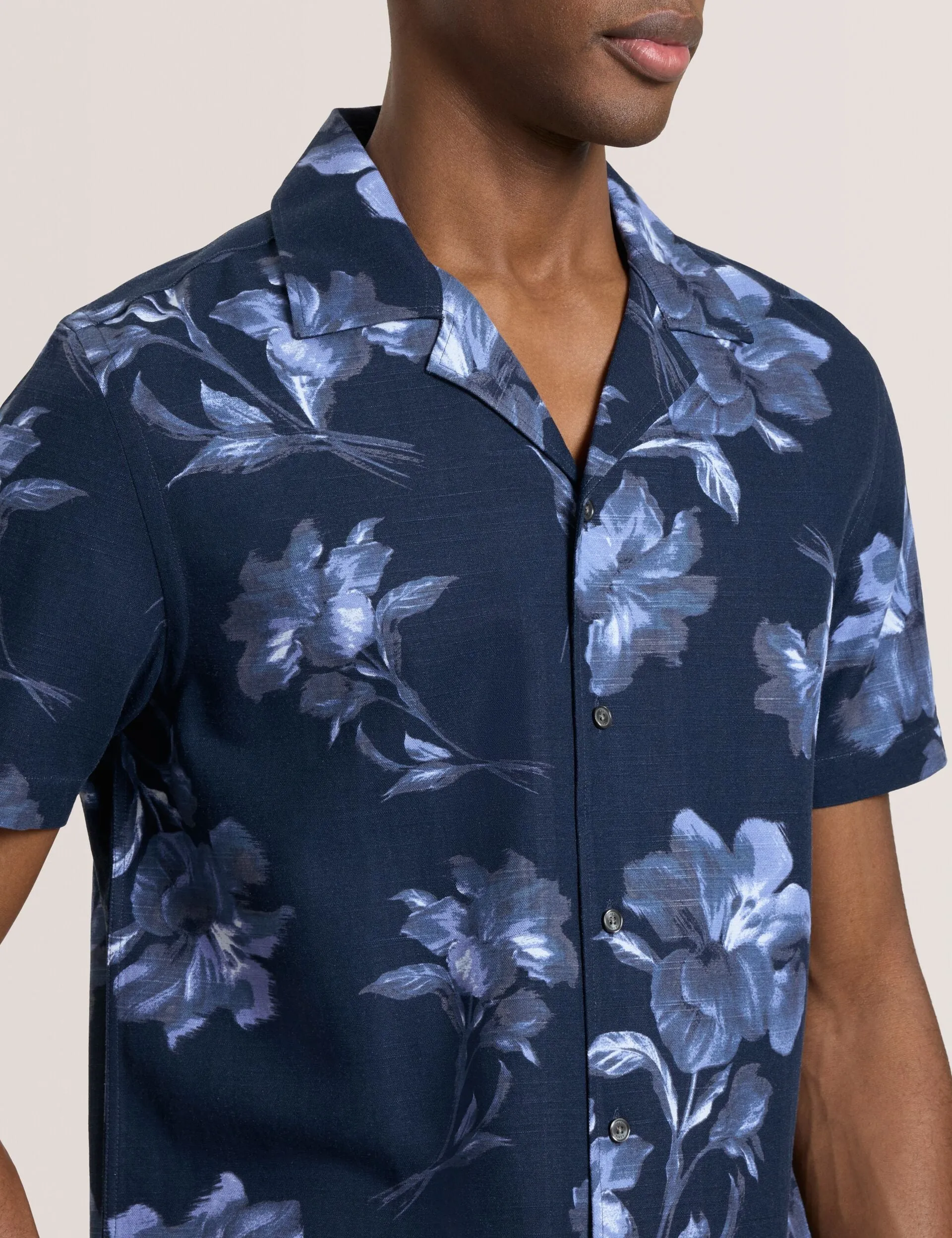 PRINTED SHIRT | NAVY sold by Ted Baker product image thumbnail 4