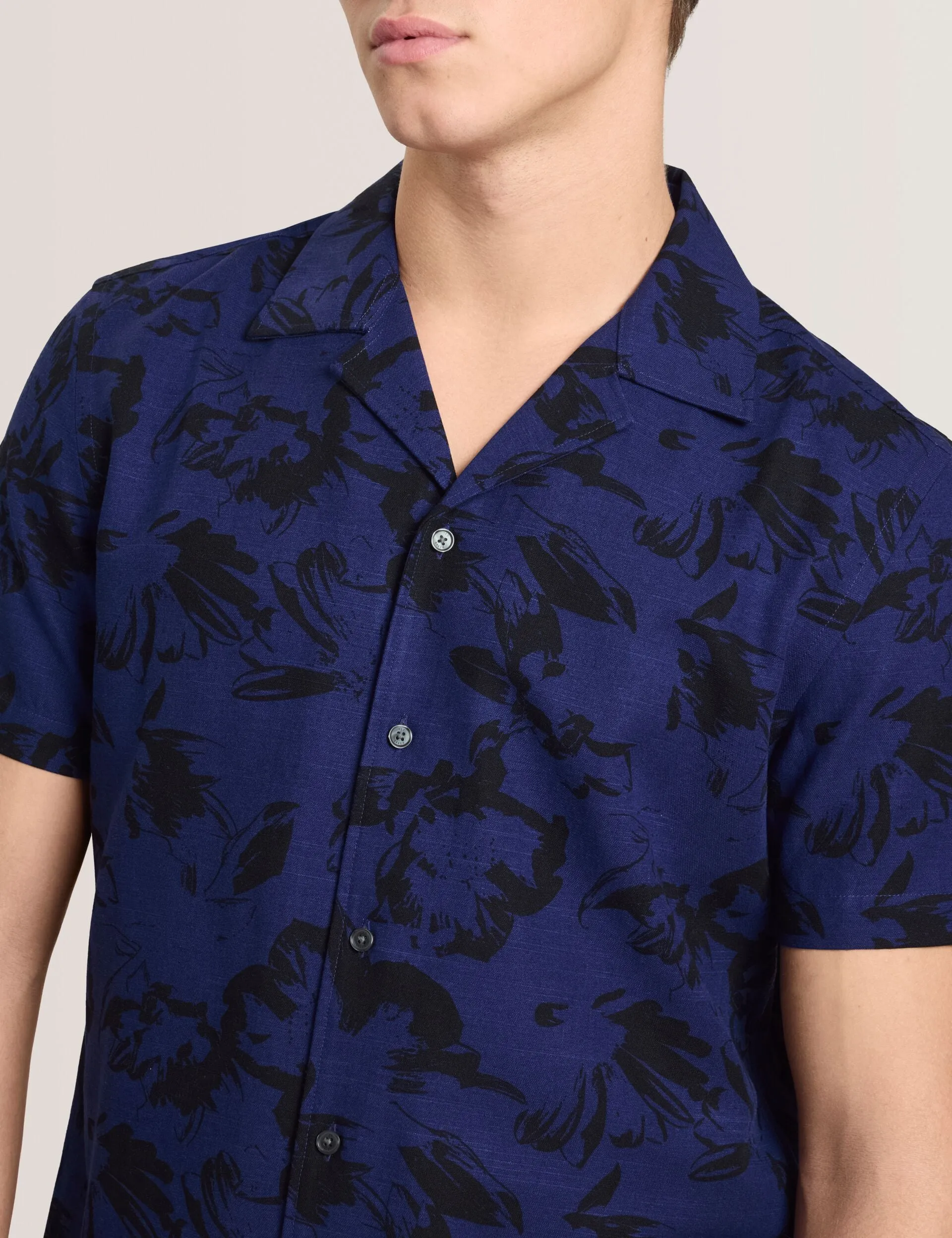 PRINTED SHIRT | NAVY sold by Ted Baker product image thumbnail 3