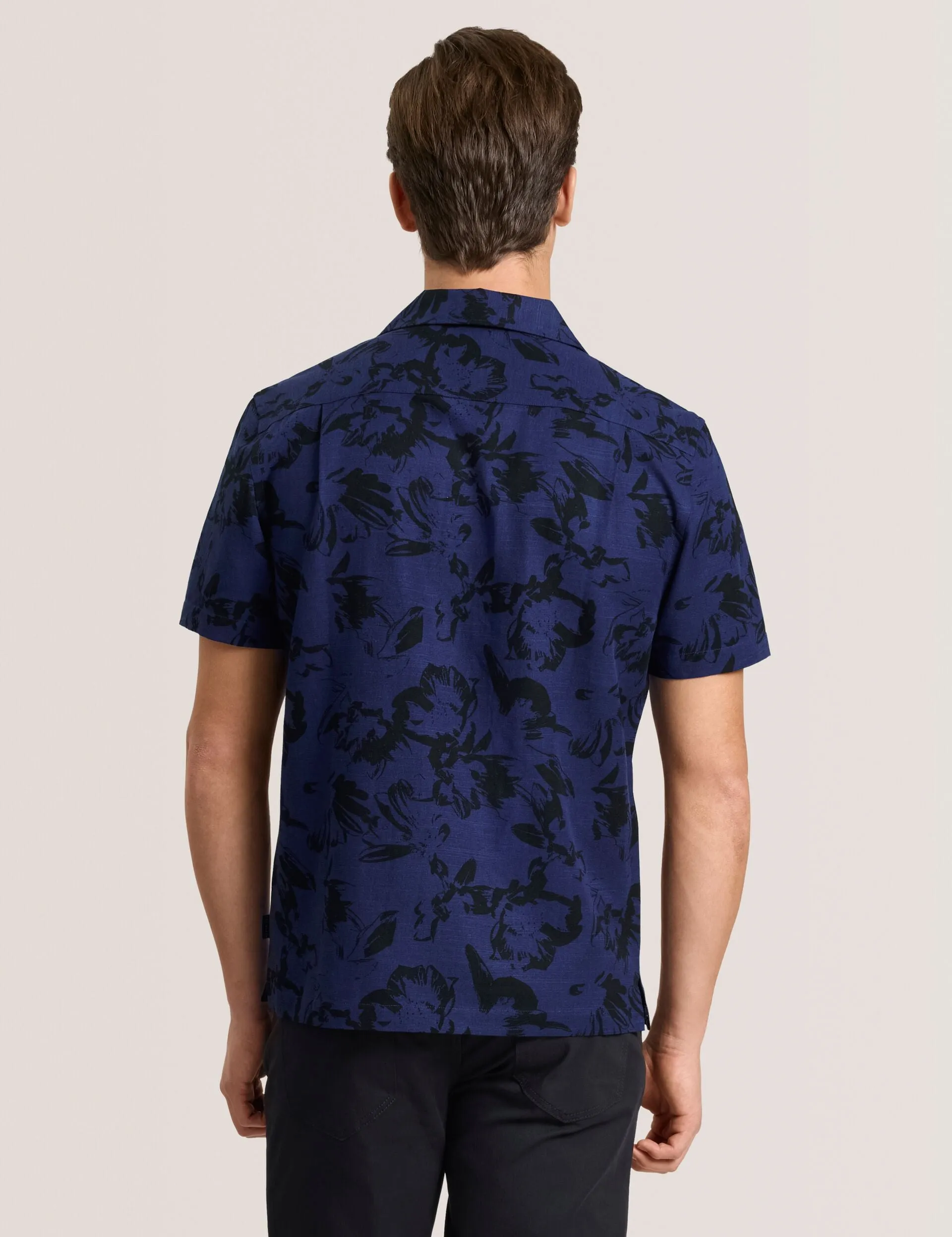 PRINTED SHIRT | NAVY sold by Ted Baker product image thumbnail 4