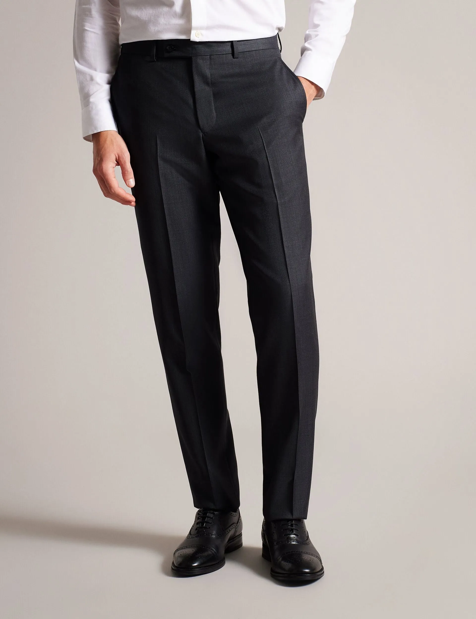 CORE SUIT TROUSER | GREY sold by Ted Baker product image thumbnail 2