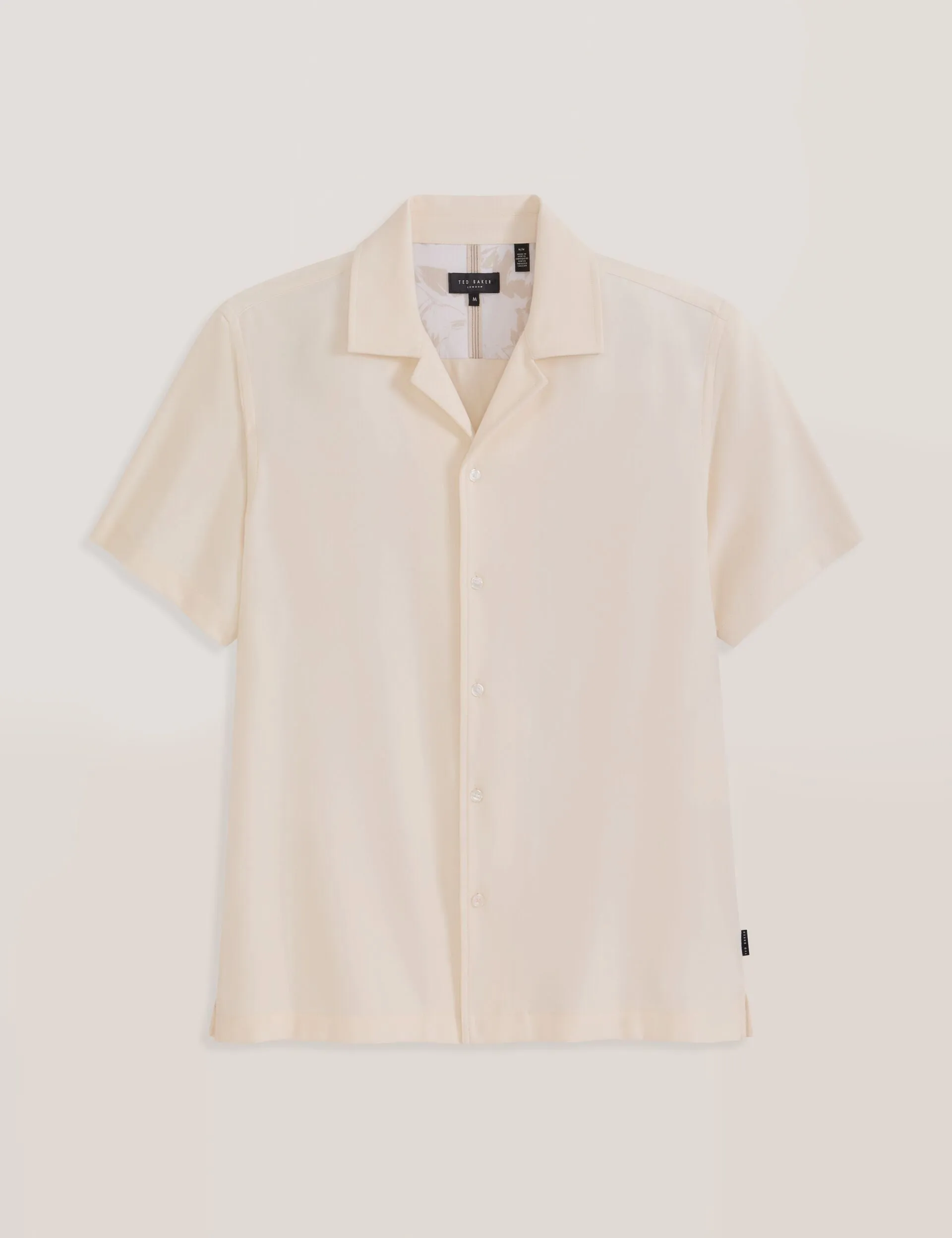 Textured Camp Shirt | IVORY sold by Ted Baker product image thumbnail 5