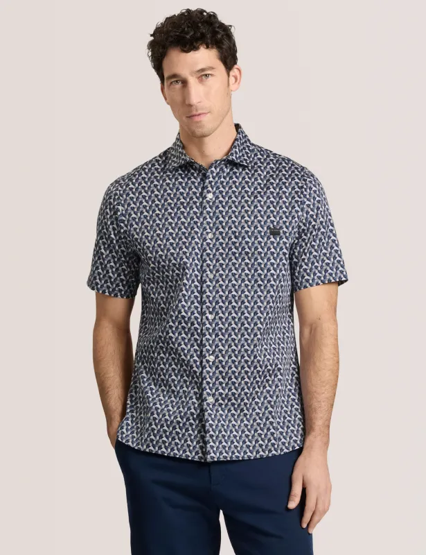 Printed Shirt | DARK NAVY made by Ted Baker