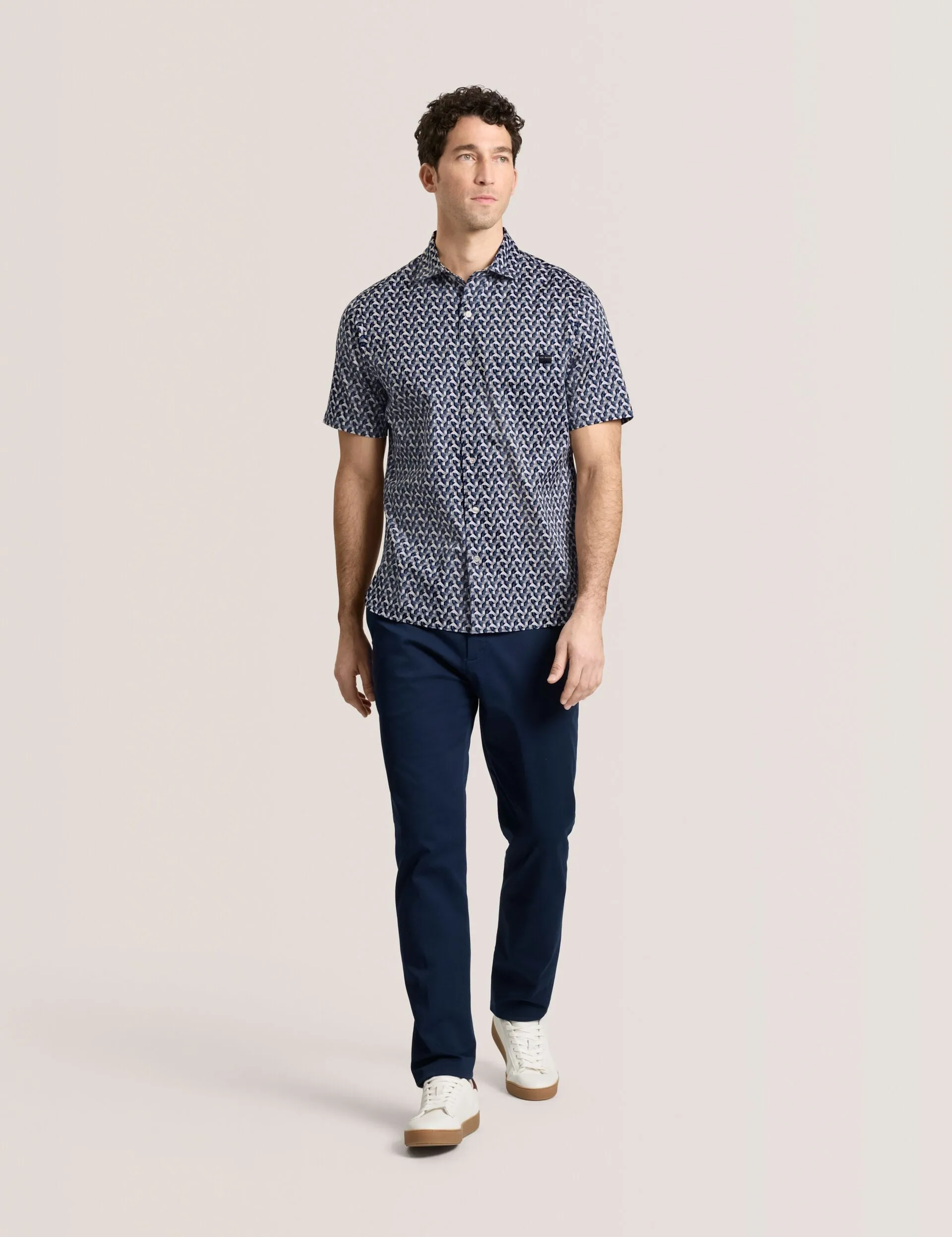 Printed Shirt | DARK NAVY sold by Ted Baker product image thumbnail 2