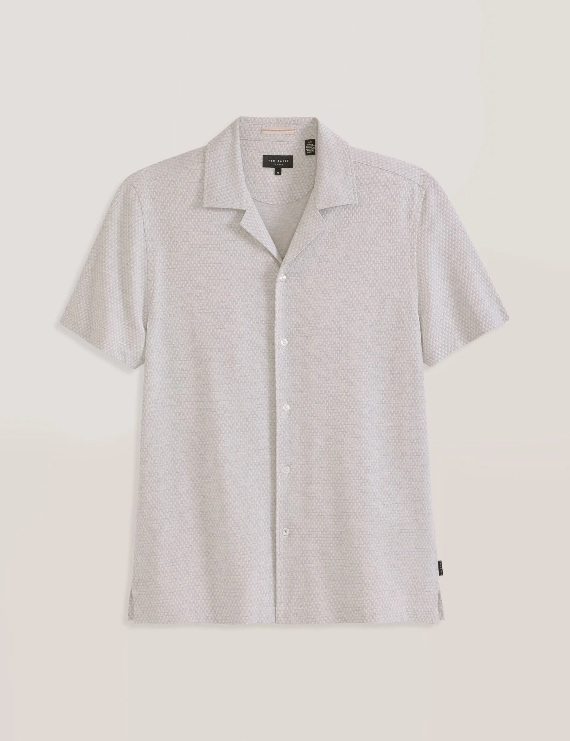 CAMP SHIRT | GREY sold by Ted Baker product image thumbnail 5
