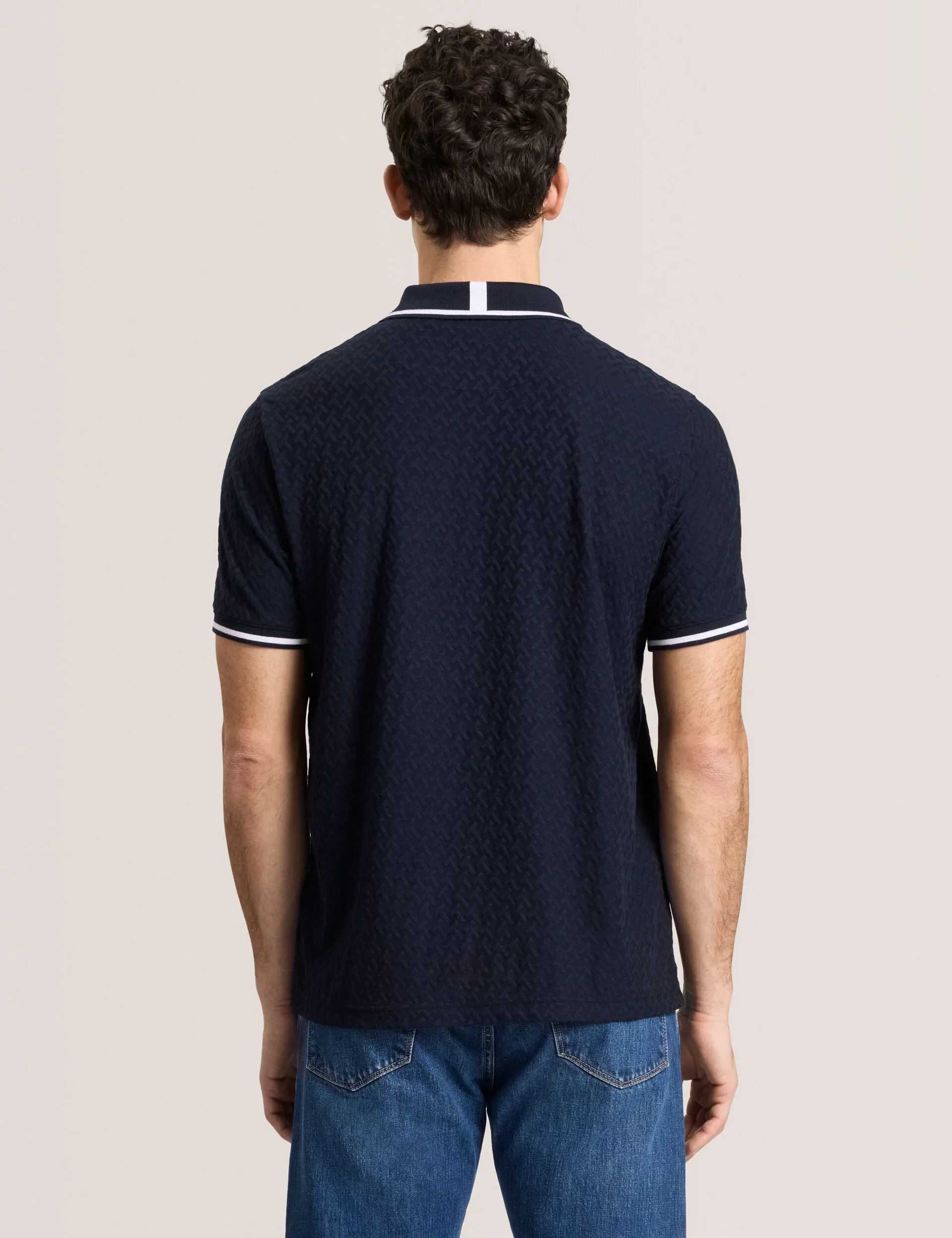 TEXTURE POLO | NAVY sold by Ted Baker product image thumbnail 3